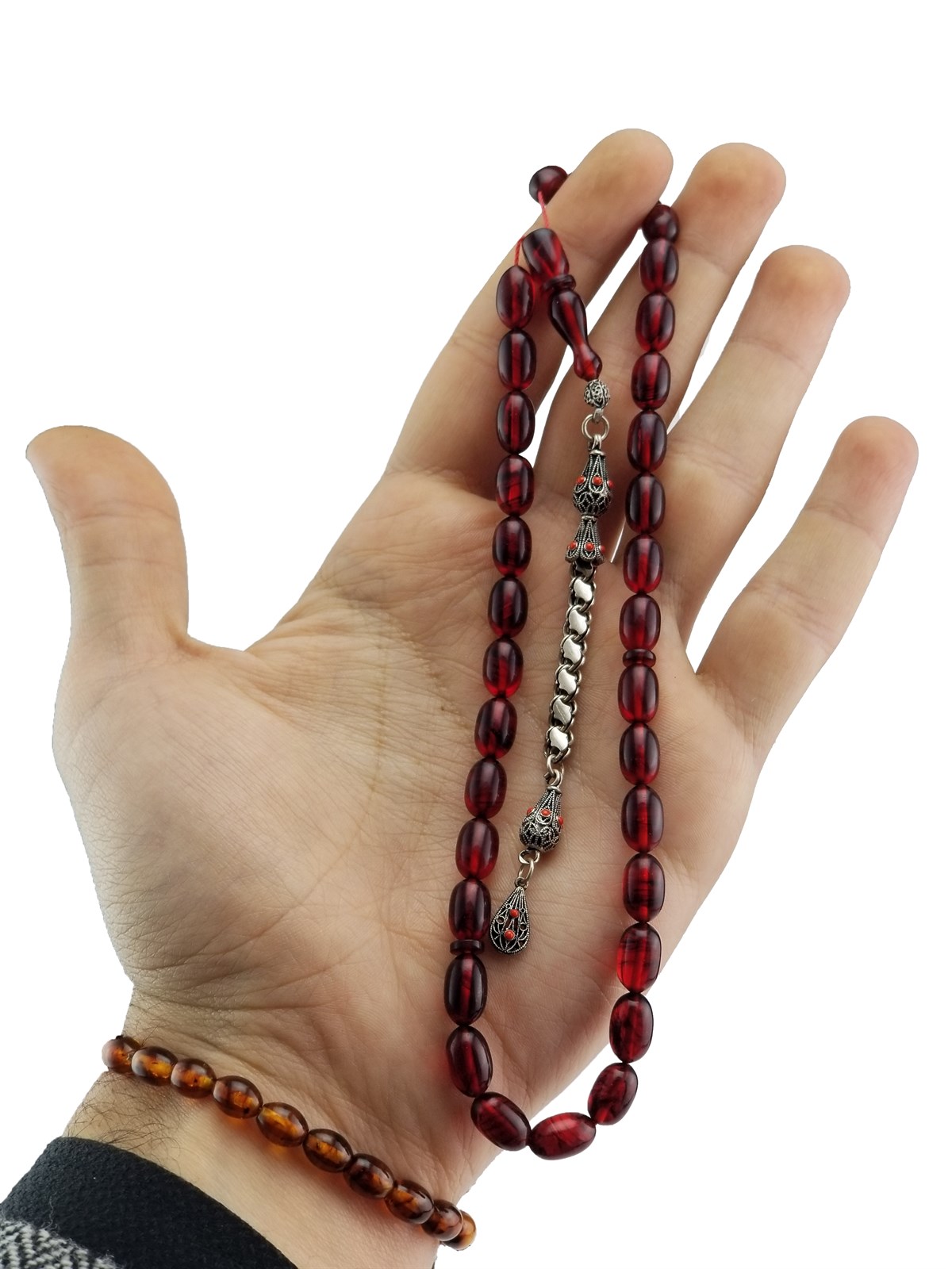 Mineli Püsküllü Ateş Kehribar TesbihMineli Püsküllü Ateş Kehribar TesbihSIKMA KEHRİBAR TESBİHLER