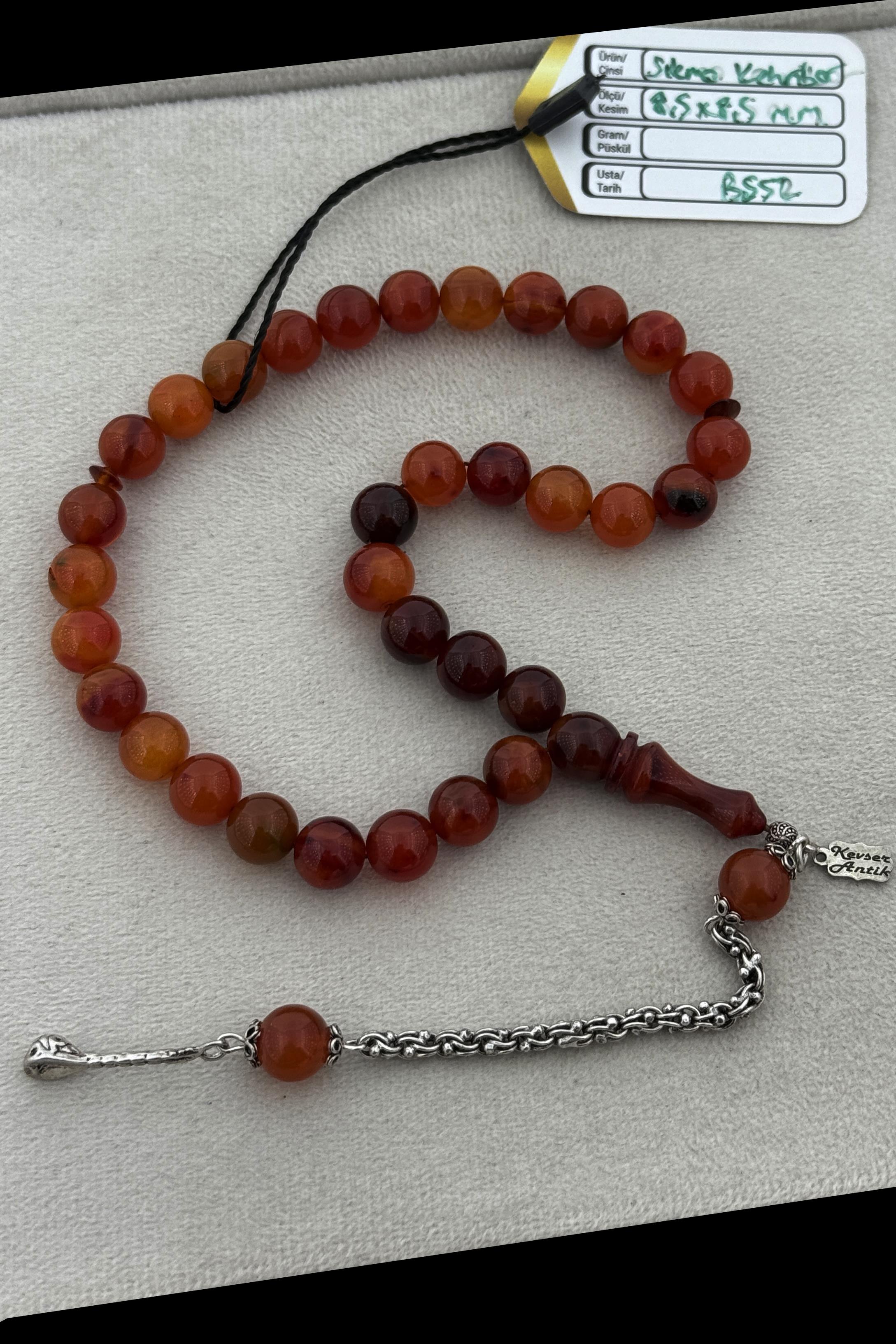 Mini Ateş Kehribar TesbihMini Ateş Kehribar Tesbih - Kevser AntikSıkma-Ateş Kehribar Tesbihler