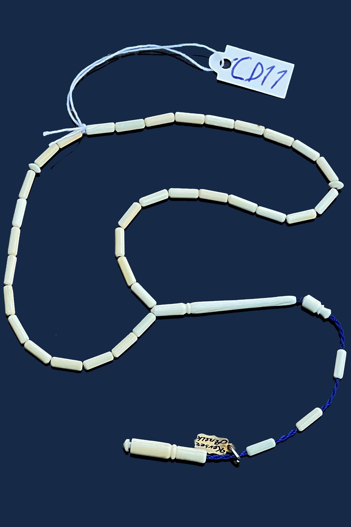 Mini Fildişi TesbihMini Fildişi Tesbih - Kevser AntikAltın İşlemeli Tesbihler