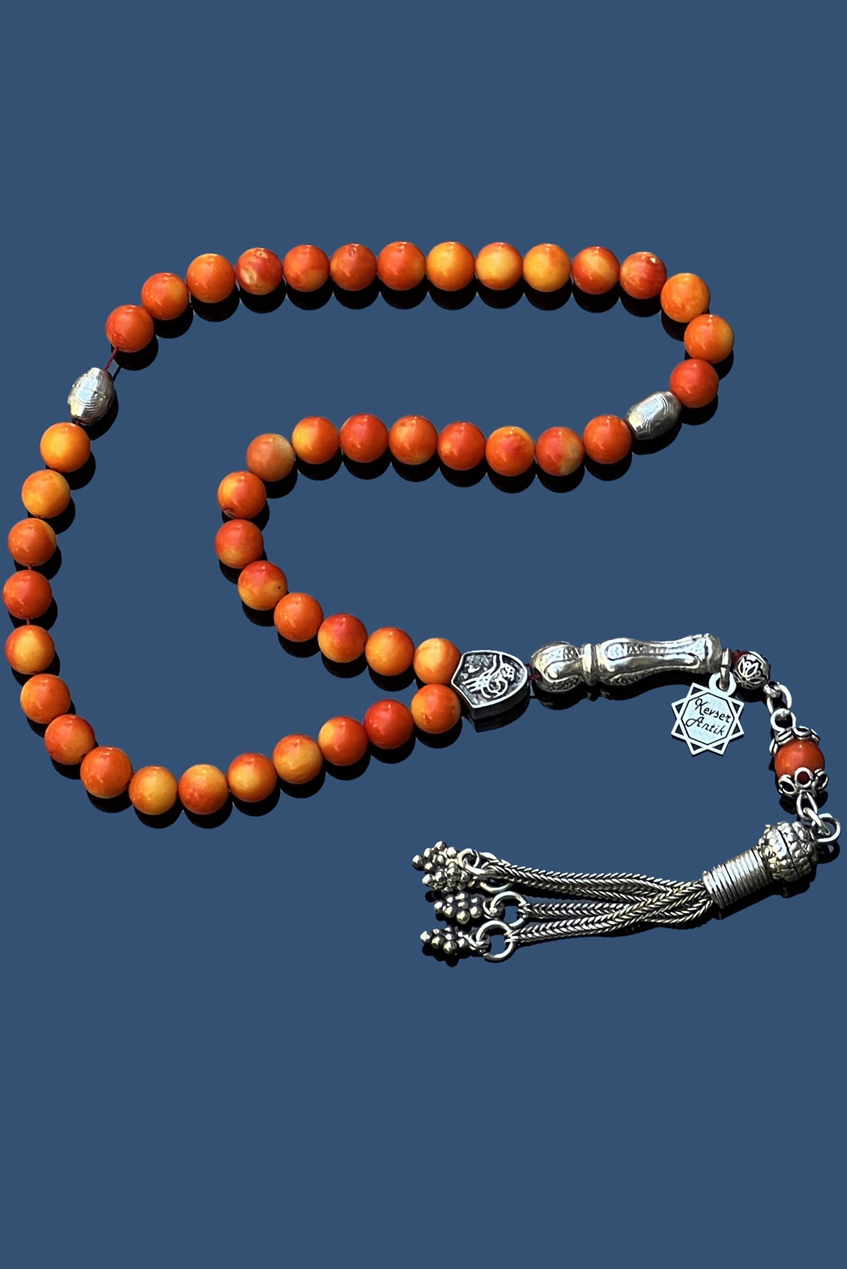 Mini Mercan TesbihMini Mercan Tesbih - Kevser AntikDoğal Taş Tesbihler