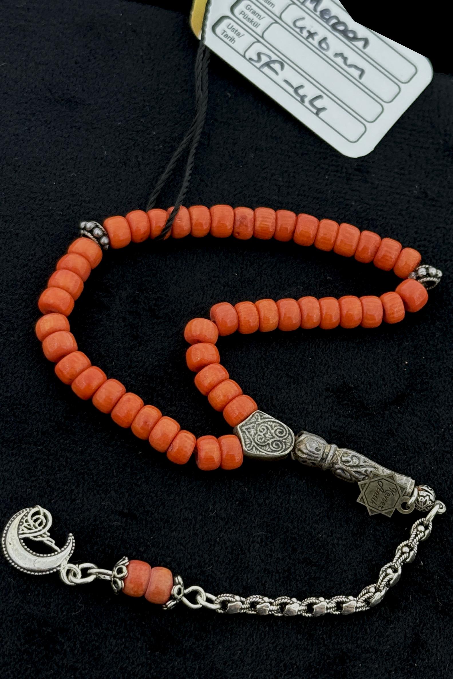 Mini Mercan TesbihMini Mercan Tesbih - Kevser AntikDoğal Taş Tesbihler