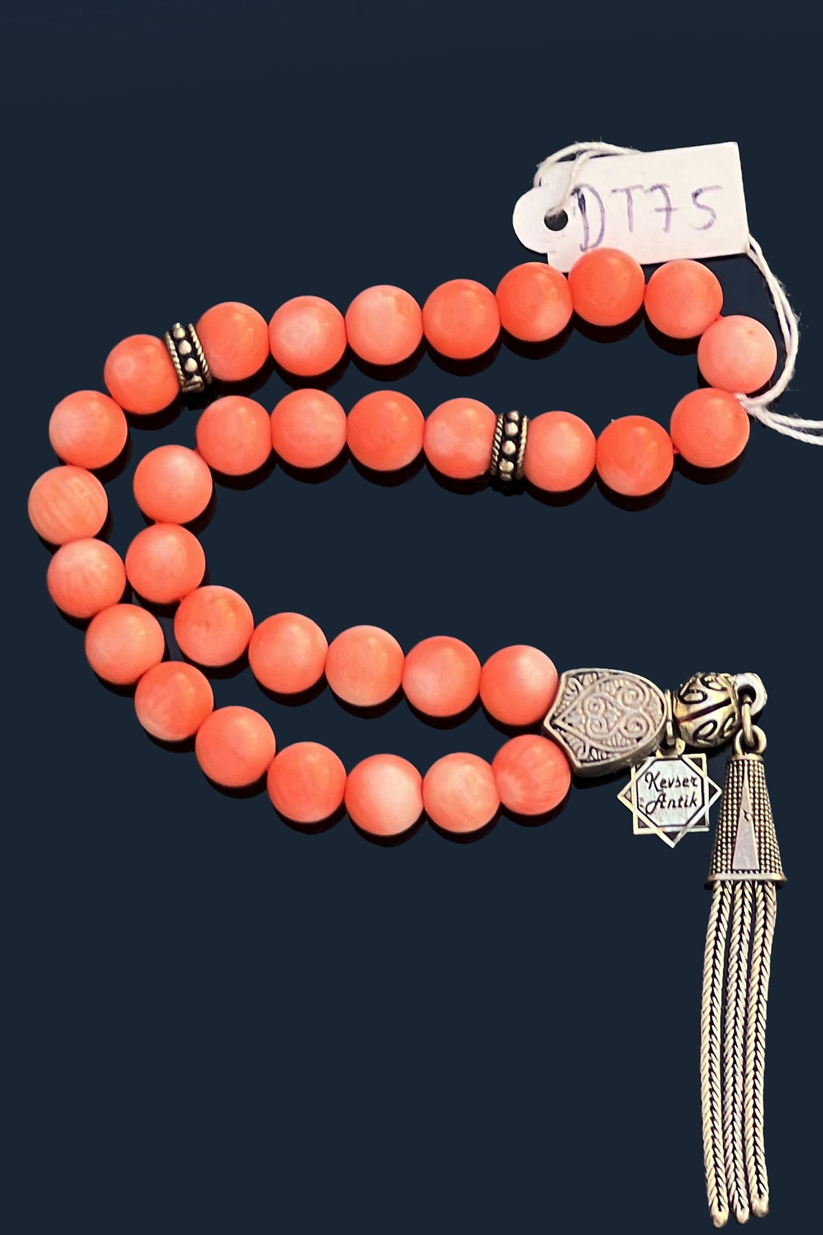 Mini Mercan TesbihMini Mercan Tesbih - Kevser AntikDoğal Taş Tesbihler