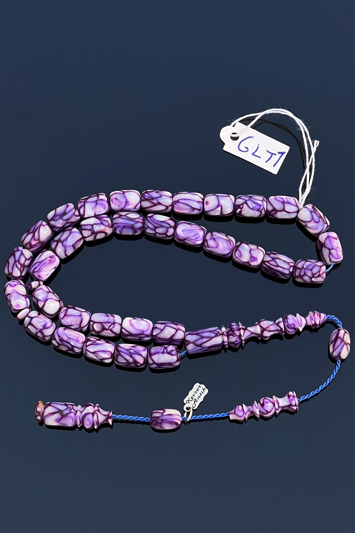 Mor Galalit TesbihMor Galalit Tesbih - Kevser AntikSıkma-Ateş Kehribar Tesbihler