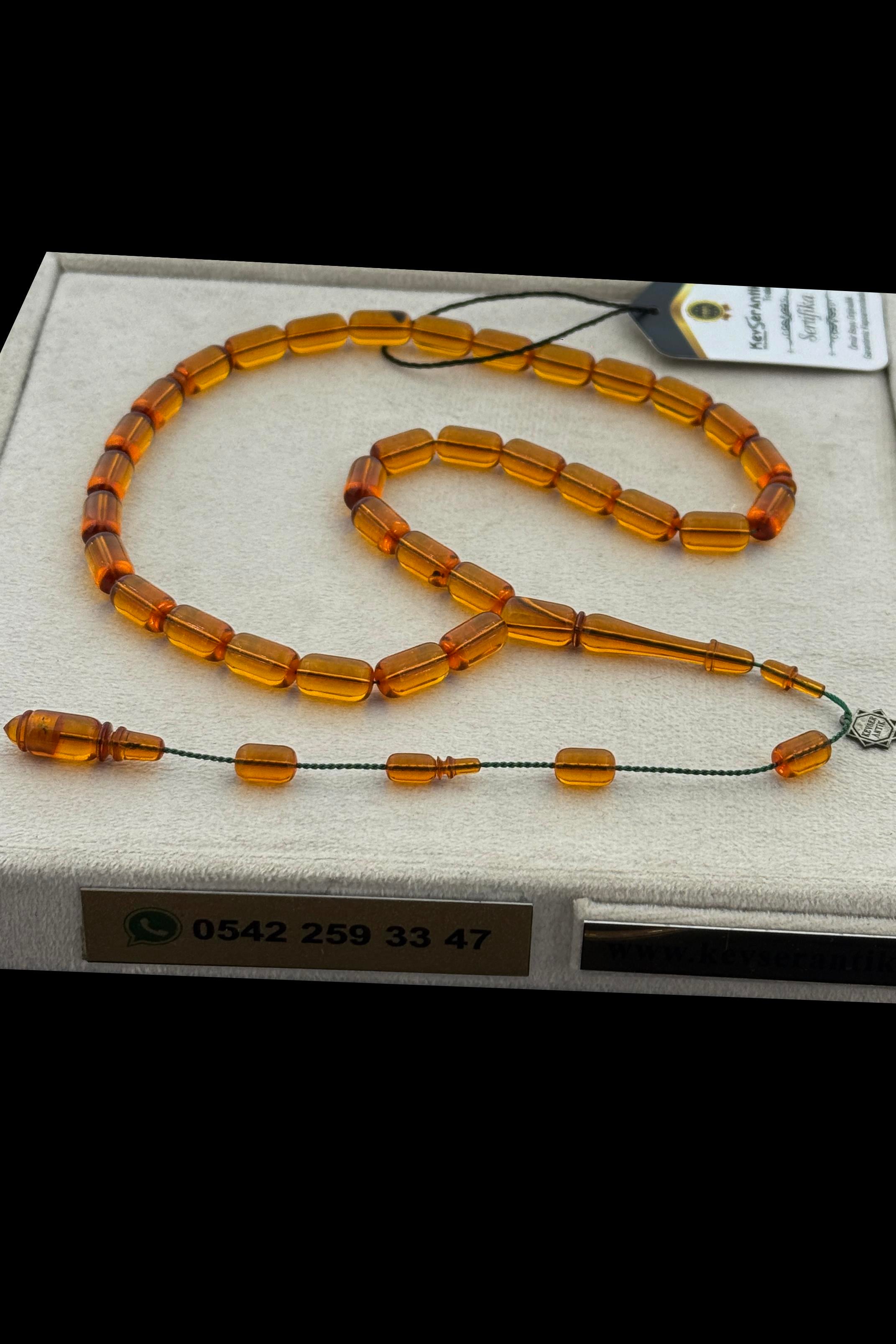 Osmanlı Ateş Objeden TesbihOsmanlı Ateş Objeden Tesbih - Kevser AntikOsmanlı Kehribar Tesbihler