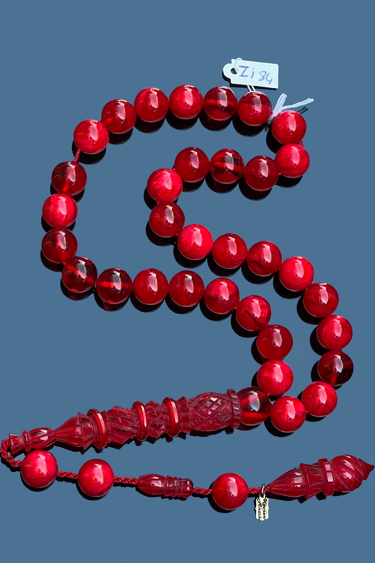 Özel Usta İşçilikli Pembe Katalin TesbihÖzel Usta İşçilikli Pembe Katalin Tesbih - Kevser AntikÖZEL SERİ TESBİHLER