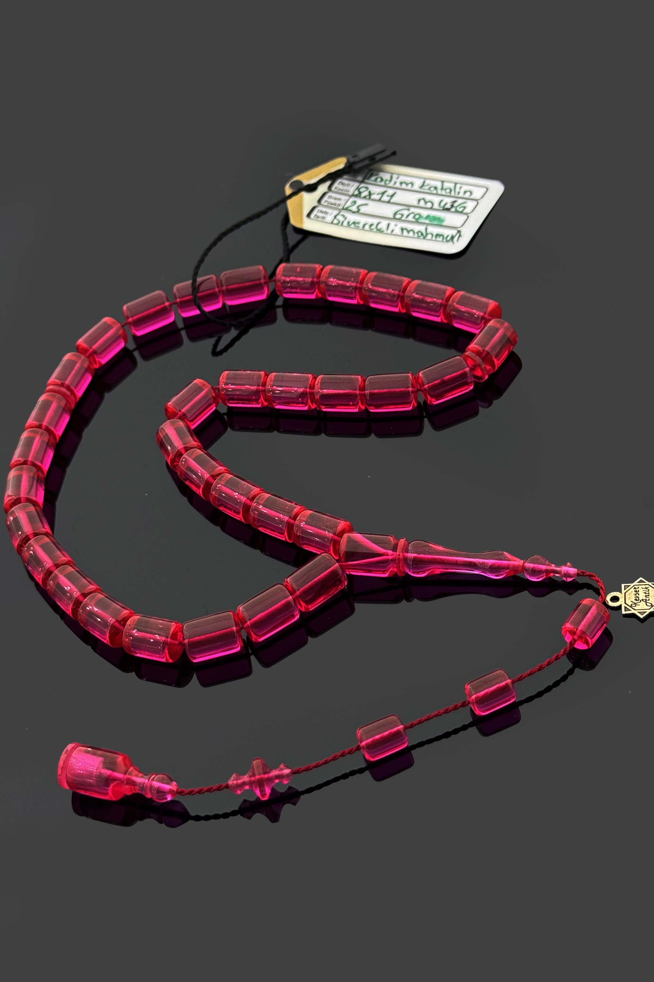 Pembe Eski Katalin TesbihPembe Eski Katalin Tesbih - Kevser AntikKATALİN TESBİHLER