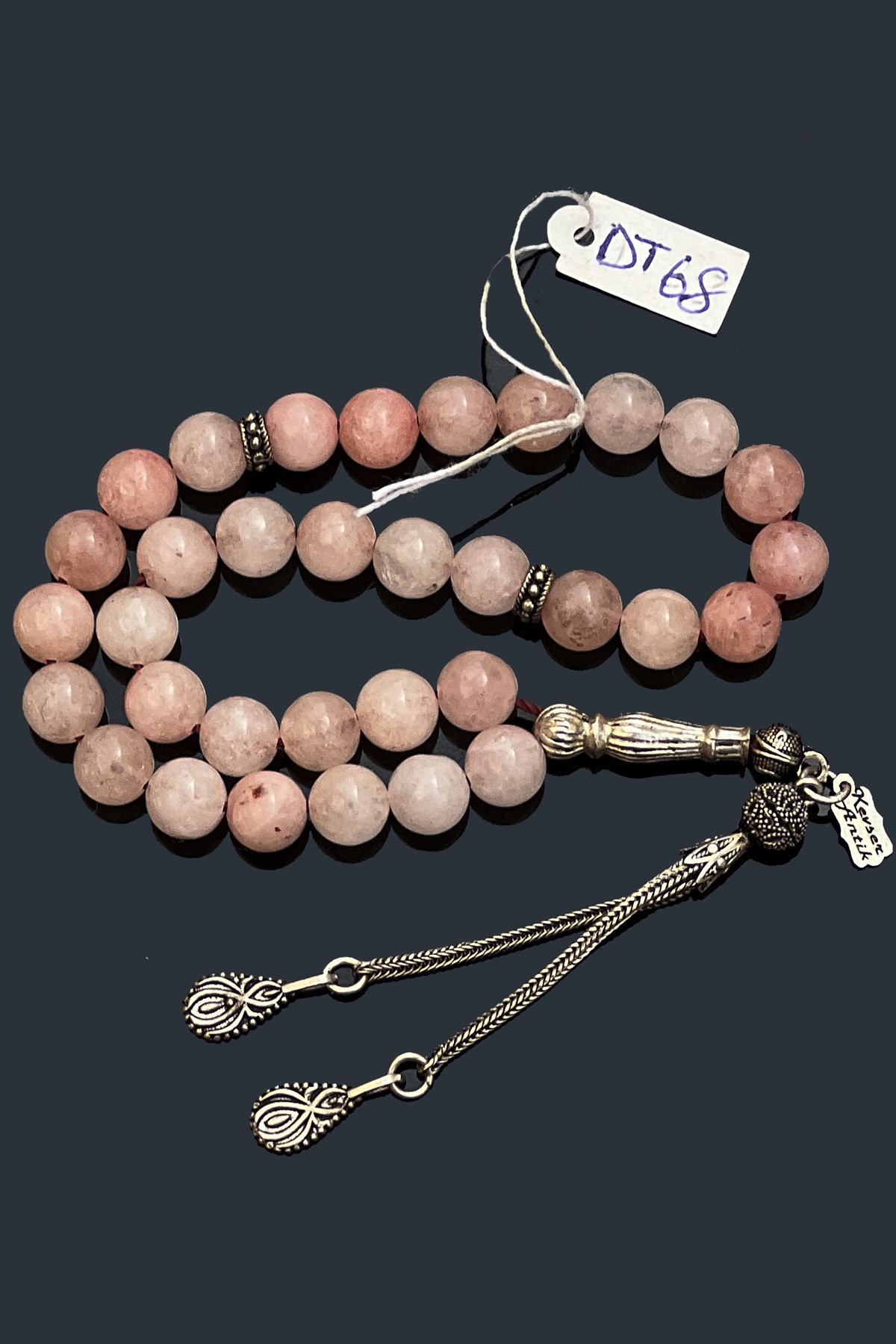 Pembe Kuvars TesbihPembe Kuvars Tesbih - Kevser AntikDoğal Taş Tesbihler