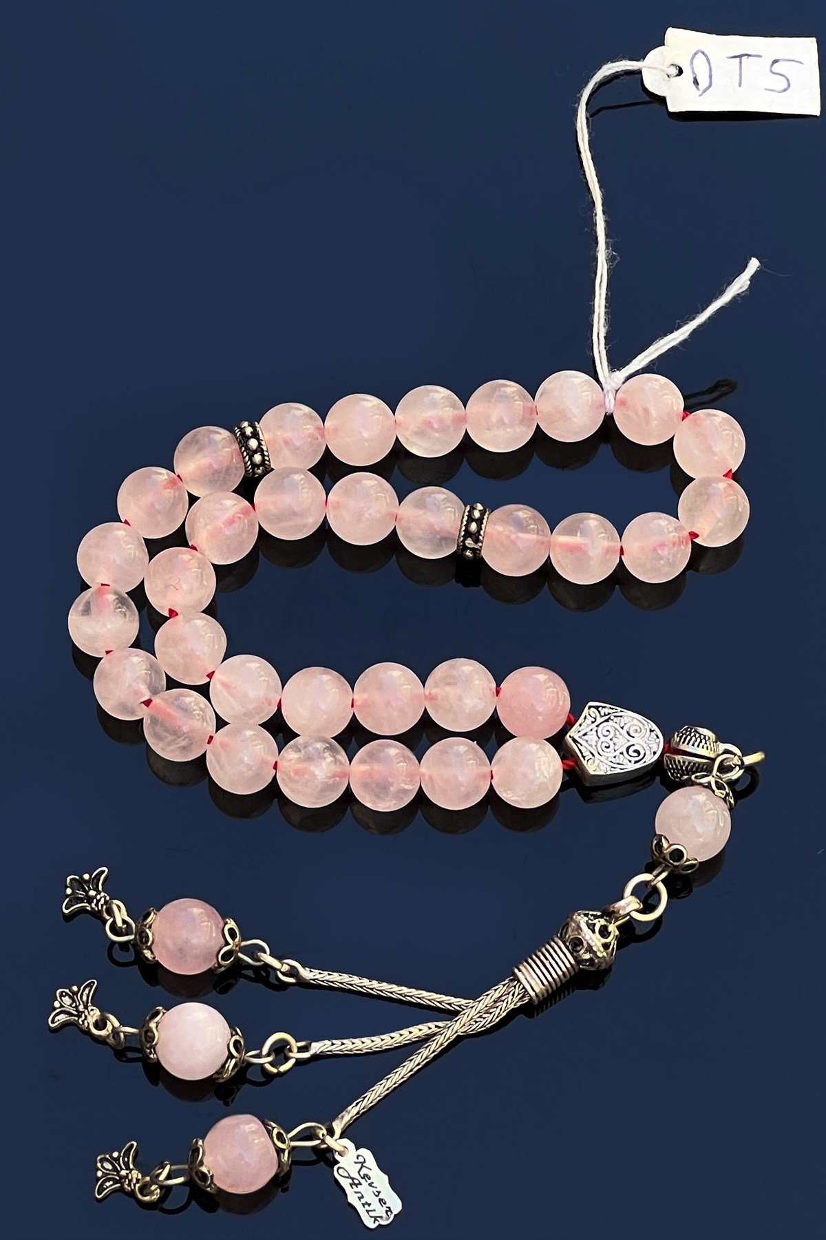 Pembe Kuvars TesbihPembe Kuvars Tesbih - Kevser AntikDoğal Taş Tesbihler