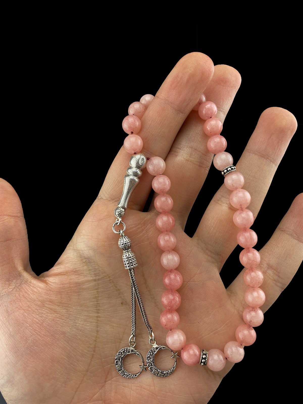Pembe Kuvars TesbihPembe Kuvars TesbihDoğal Taş Tesbihler