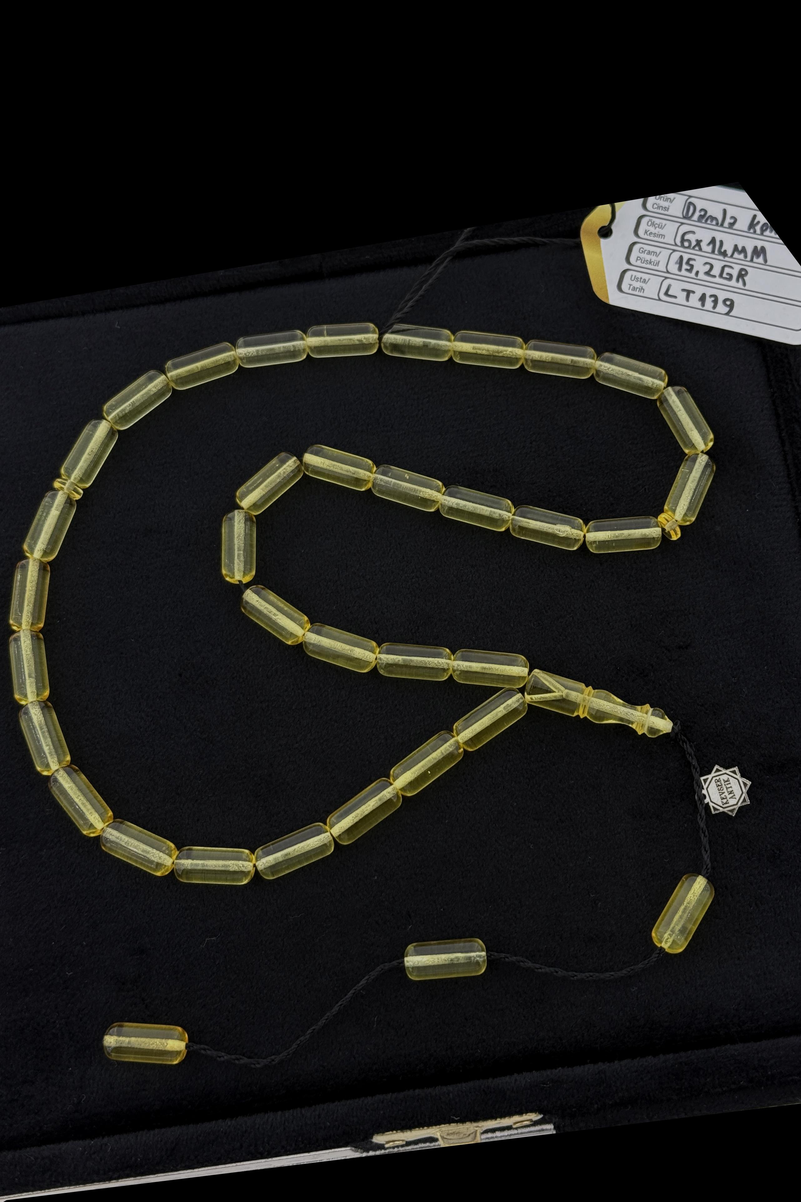 Premium Model Damla Kehribar TesbihPremium Model Damla Kehribar Tesbih - Kevser AntikDamla Kehribar Tesbihler