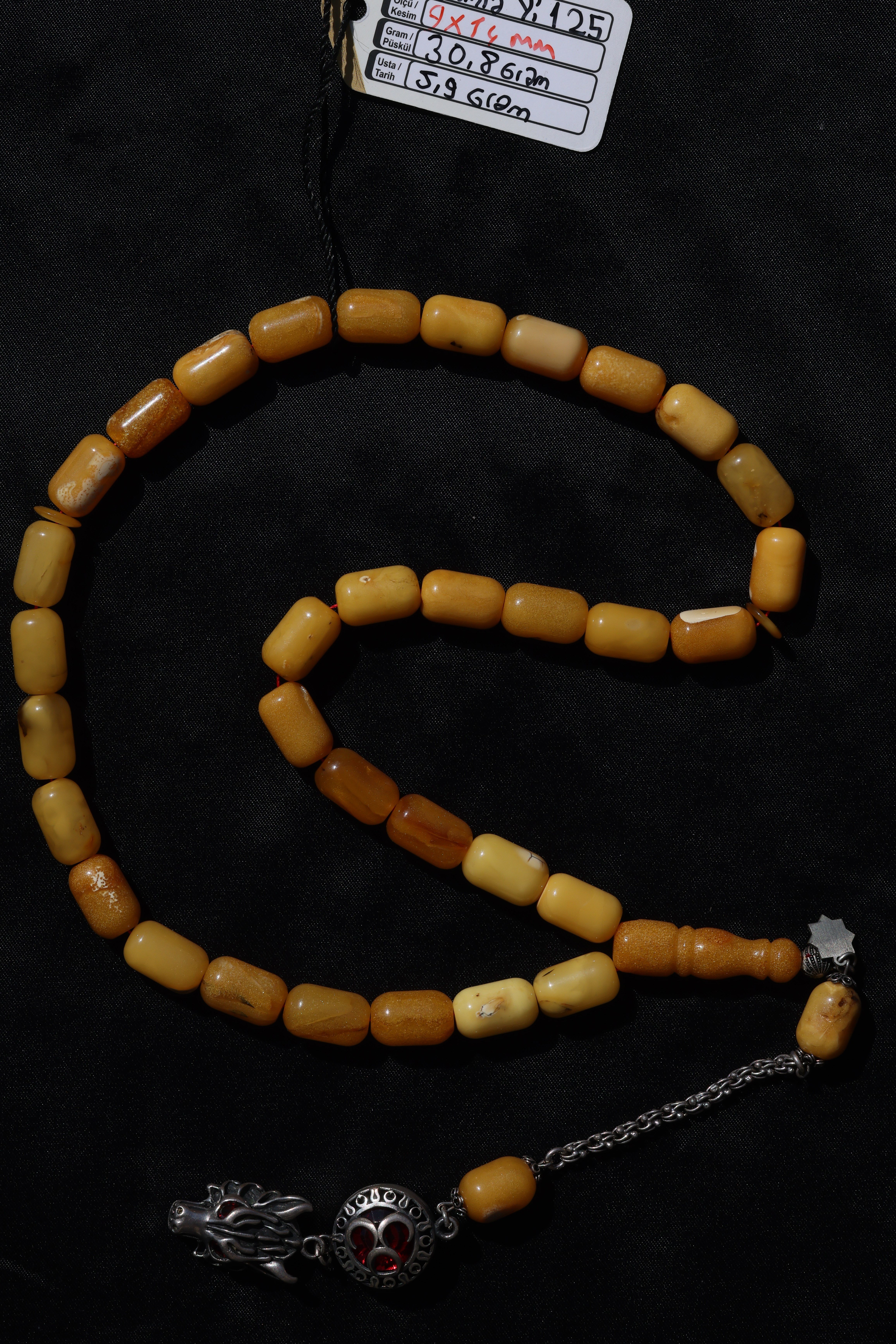 Rus Seccar Damla KehribarRus Seccar Damla Kehribar - Kevser AntikDamla Kehribar Tesbihler