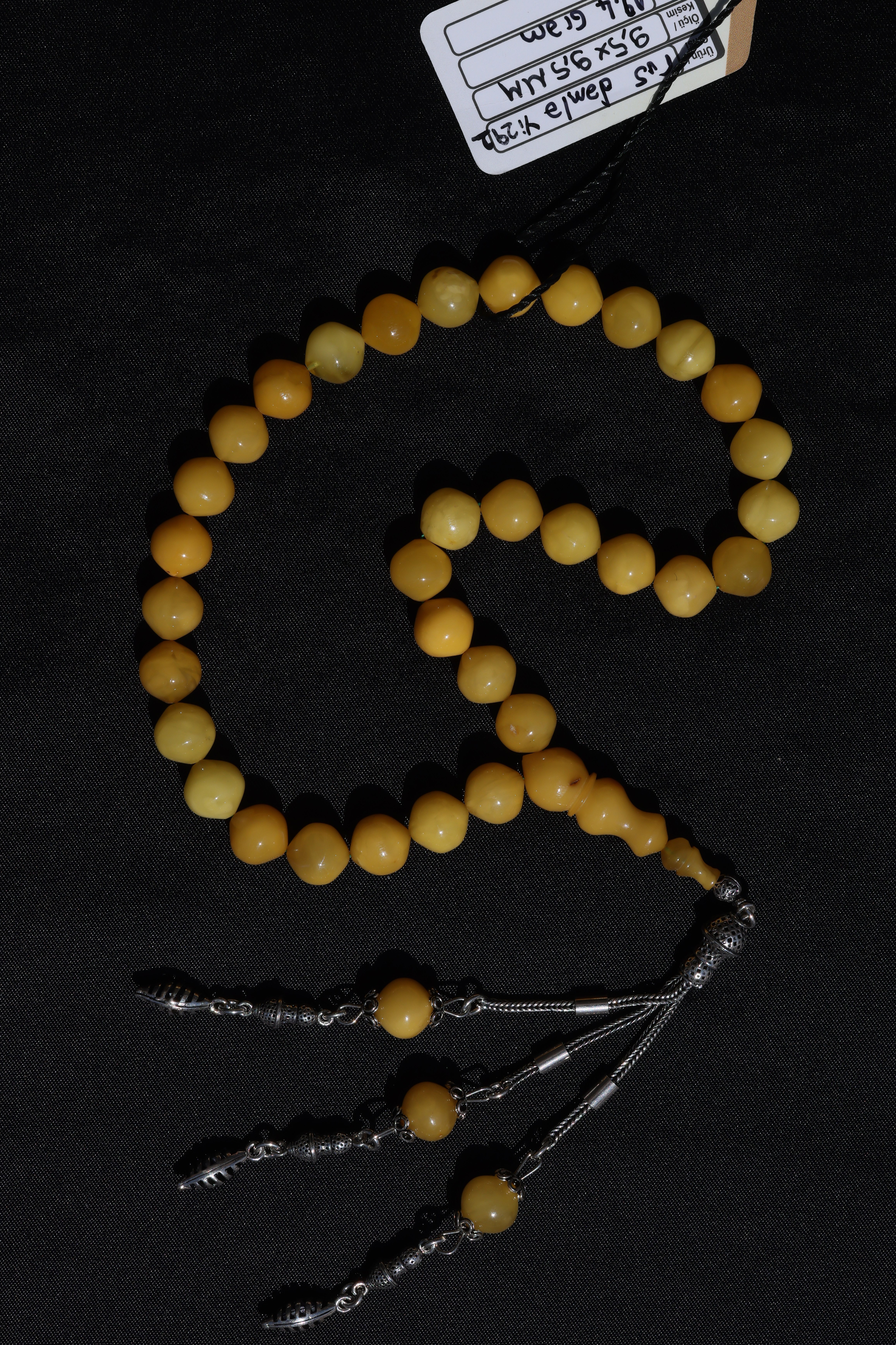 Şalgami Model Damla KehribarŞalgami Model Damla Kehribar - Kevser AntikDamla Kehribar Tesbihler