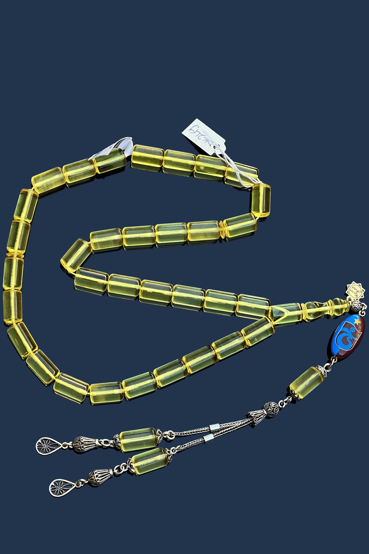 Şeffaf Damla Kehribar TesbihŞeffaf Damla Kehribar Tesbih - Kevser AntikDamla Kehribar Tesbihler