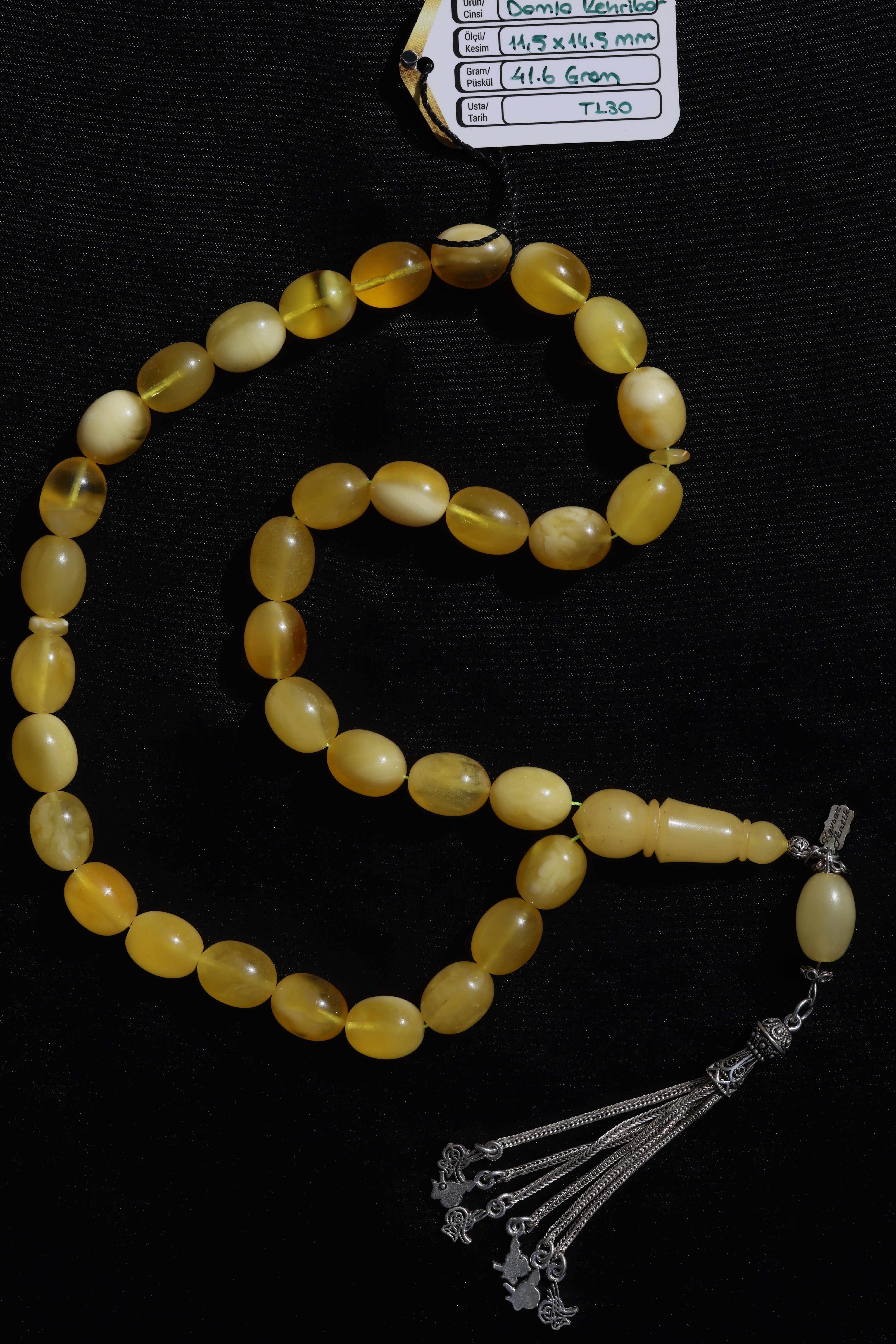 Sertifikalı Rus Damla Kehribar Tesbih – El İşçiliğiSertifikalı Rus Damla Kehribar Tesbih – El İşçiliği - Kevser AntikDamla Kehribar Tesbihler