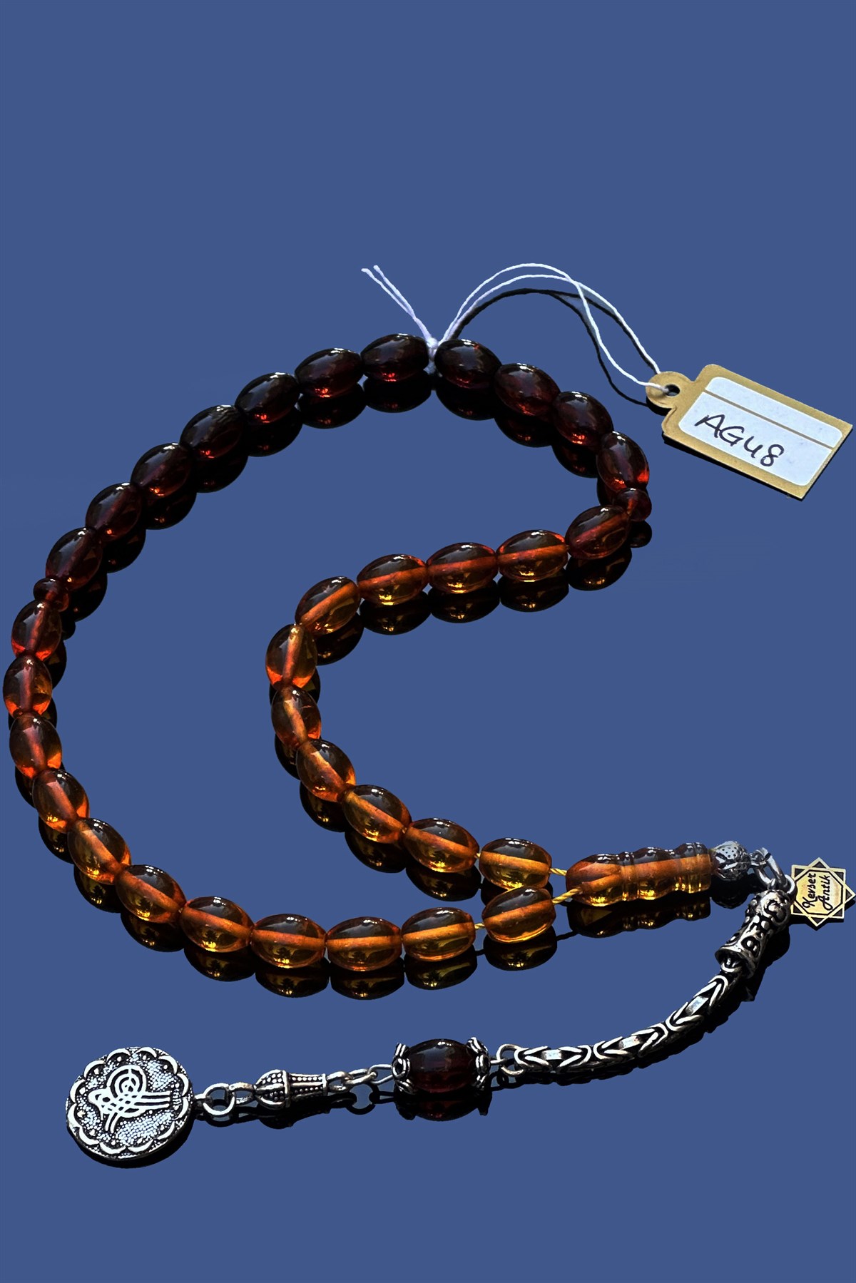 Sertifikalı Süzme Renk Orjinal Damla Kehribar TesbihSertifikalı Süzme Renk Orjinal Damla Kehribar Tesbih - Kevser AntikDamla Kehribar Tesbihler