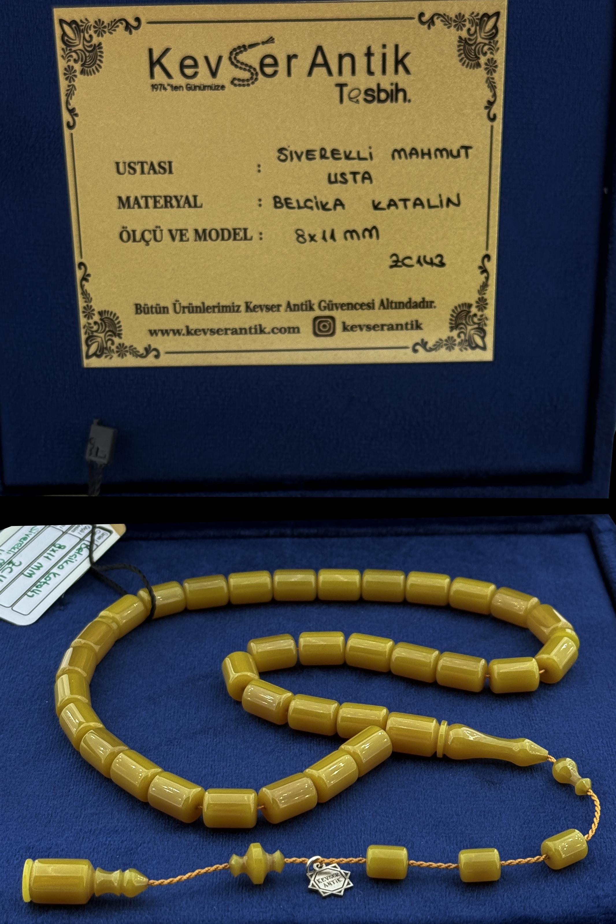 Siverekli Mahmut Usta Katalin TesbihSiverekli Mahmut Usta Katalin Tesbih - Kevser AntikKATALİN TESBİHLER