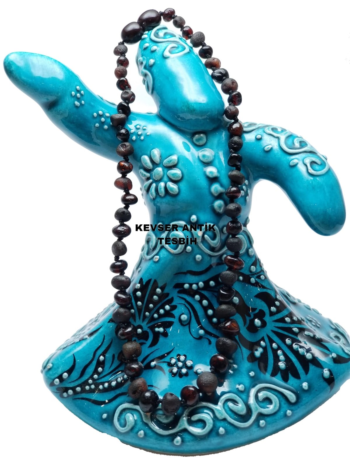 Siyah Kehribar Kolye