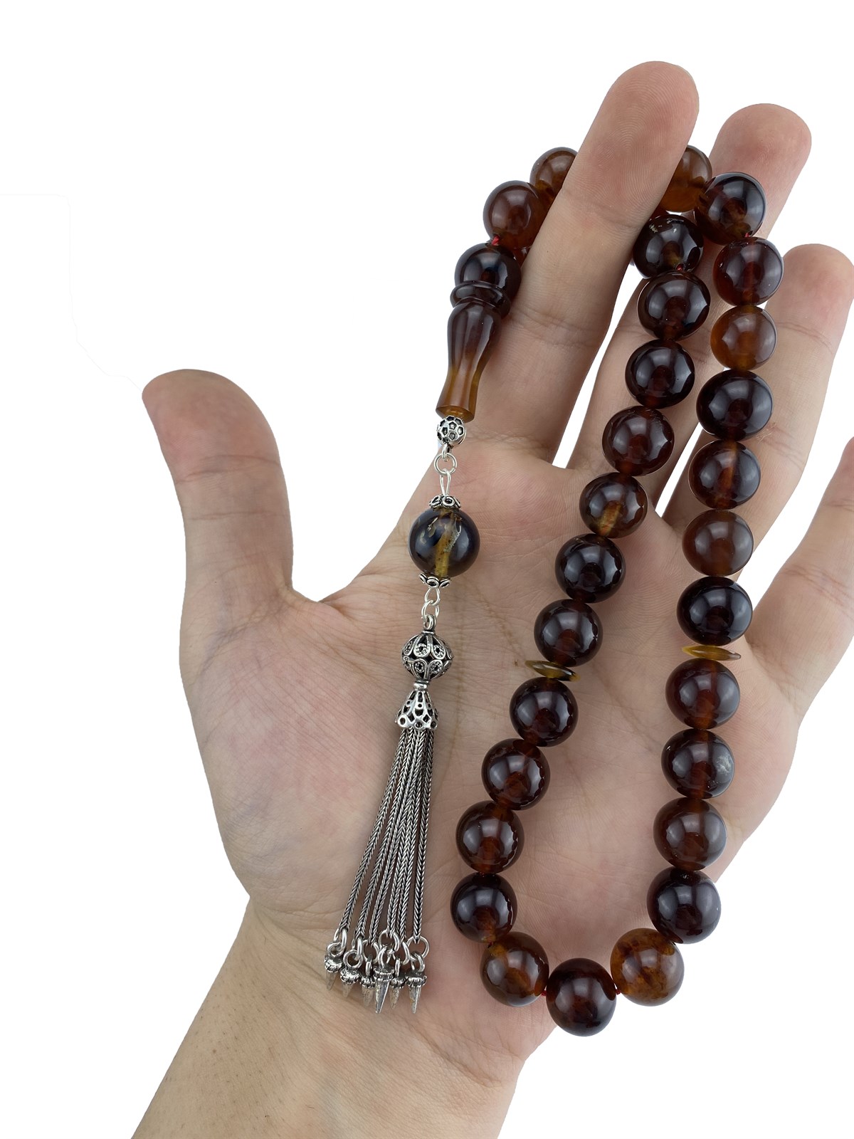 Sumatra Kehribar TesbihSumatra AmberDamla Kehribar Tesbihler