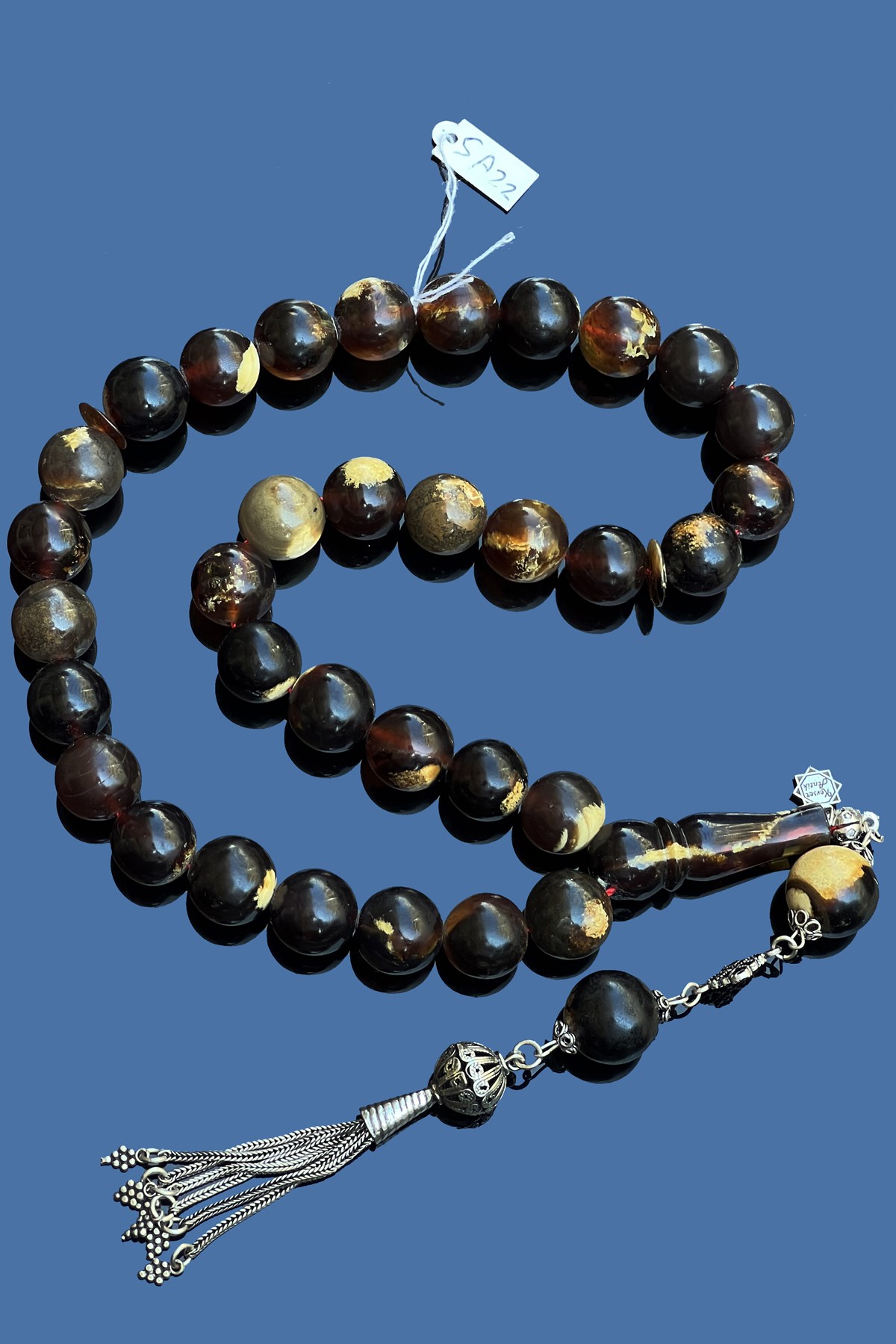 Sumatra Kehribar TesbihSumatra Kehribar Tesbih - Kevser AntikDamla Kehribar Tesbihler