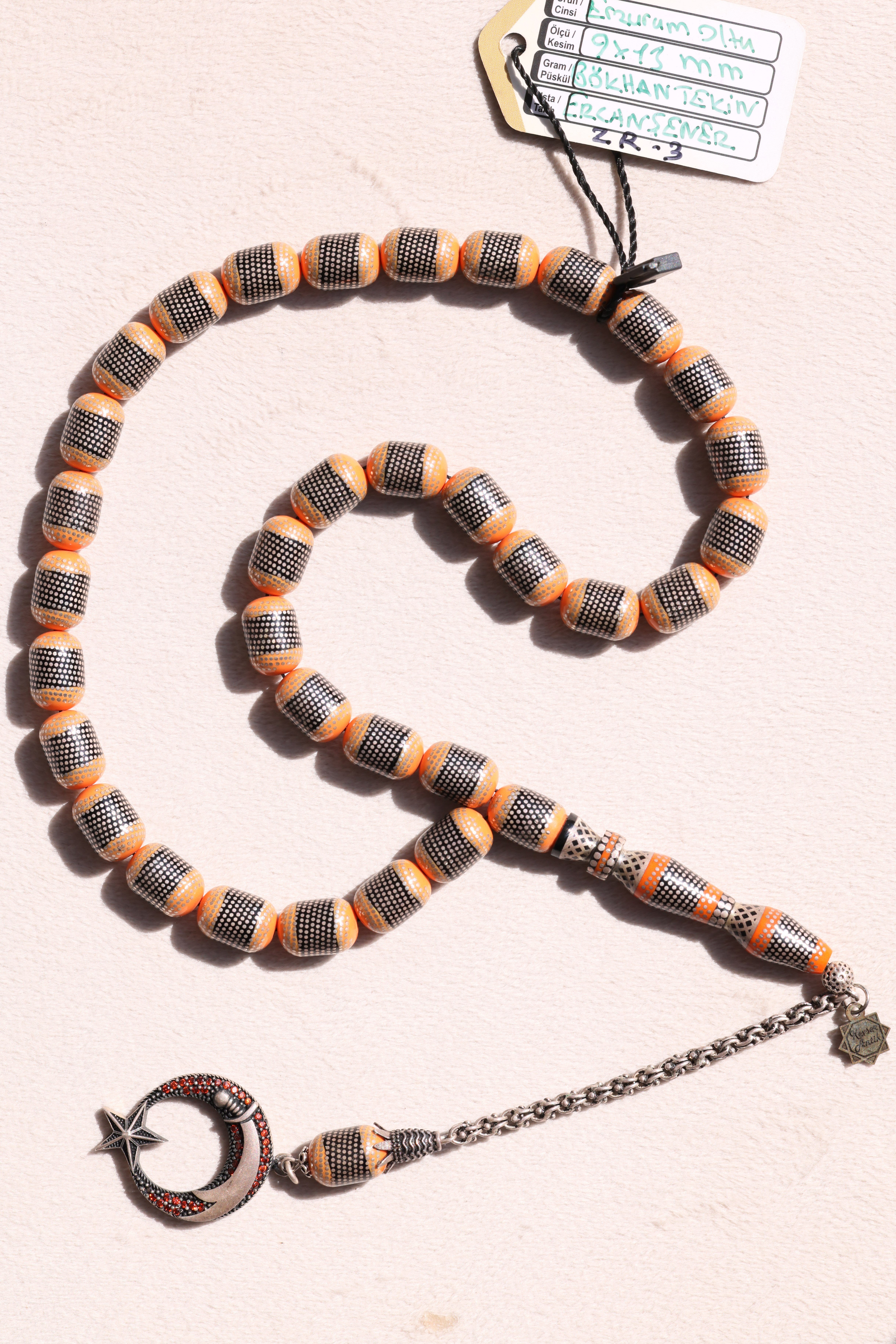 Üst Düzey Oltu Taşı TesbihÜst Düzey Oltu Taşı Tesbih - Kevser AntikErzurum Oltu Tesbihler