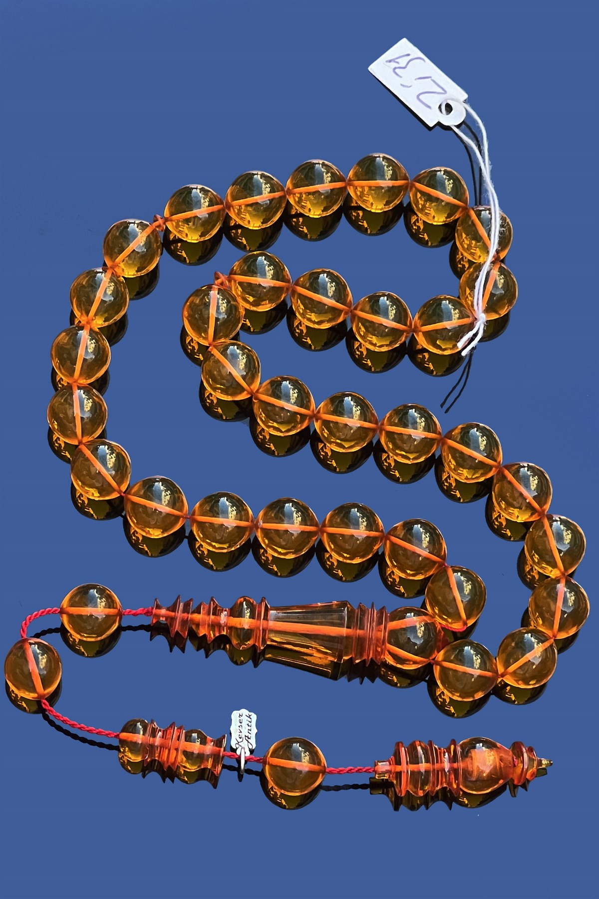 Üst Düzey Sistemli Ateş KehribarÜst Düzey Sistemli Ateş Kehribar - Kevser AntikSıkma-Ateş Kehribar Tesbihler