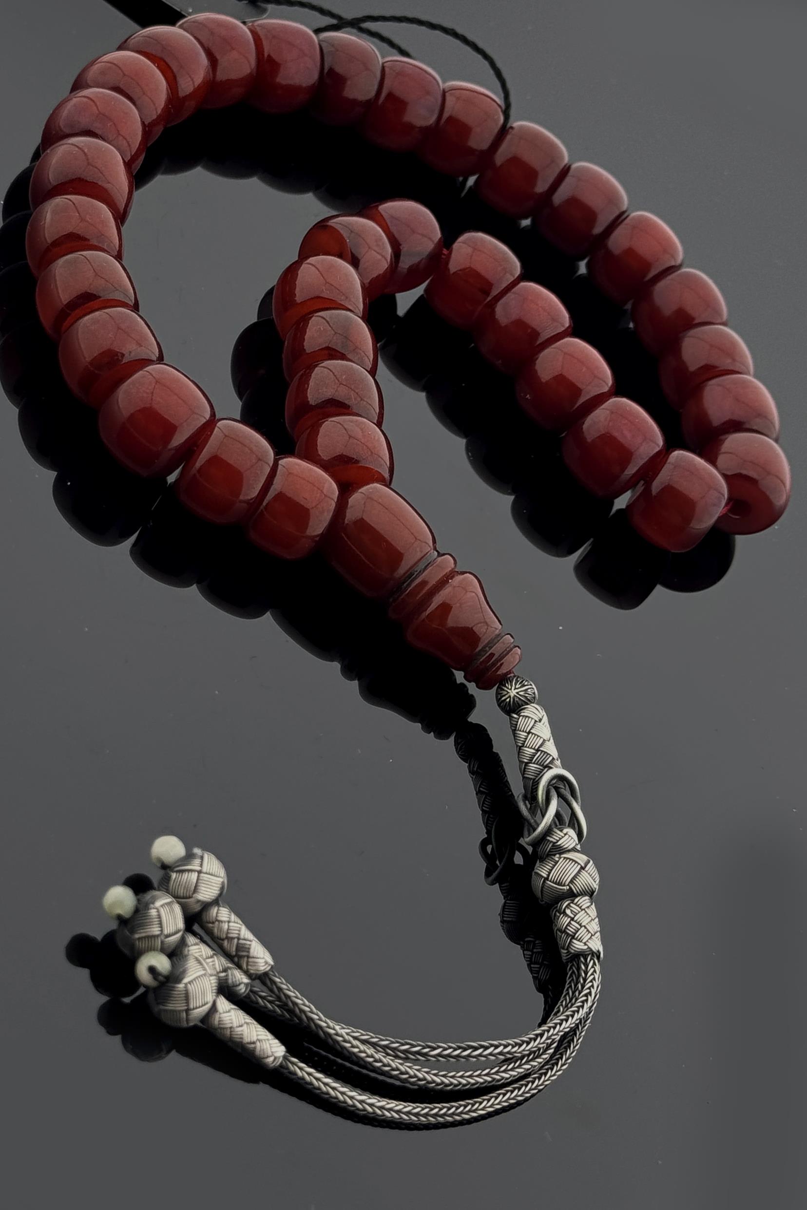 Üst Segment Osmanlı Sıkma KehribarÜst Segment Osmanlı Sıkma Kehribar - Kevser AntikOsmanlı Kehribar Tesbihler