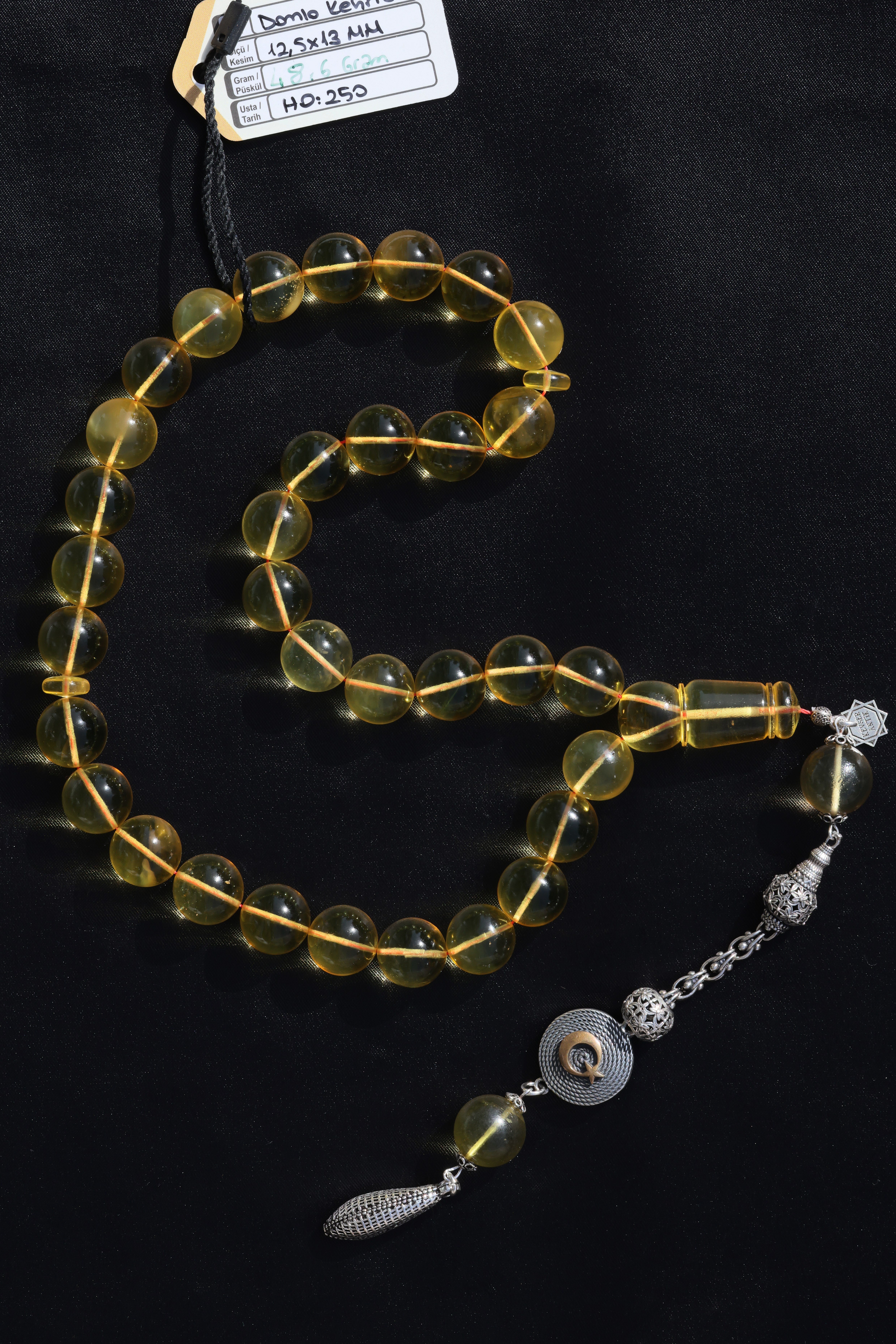 Üst Segment Şeffaf Damla KehribarÜst Segment Şeffaf Damla Kehribar - Kevser AntikDamla Kehribar Tesbihler