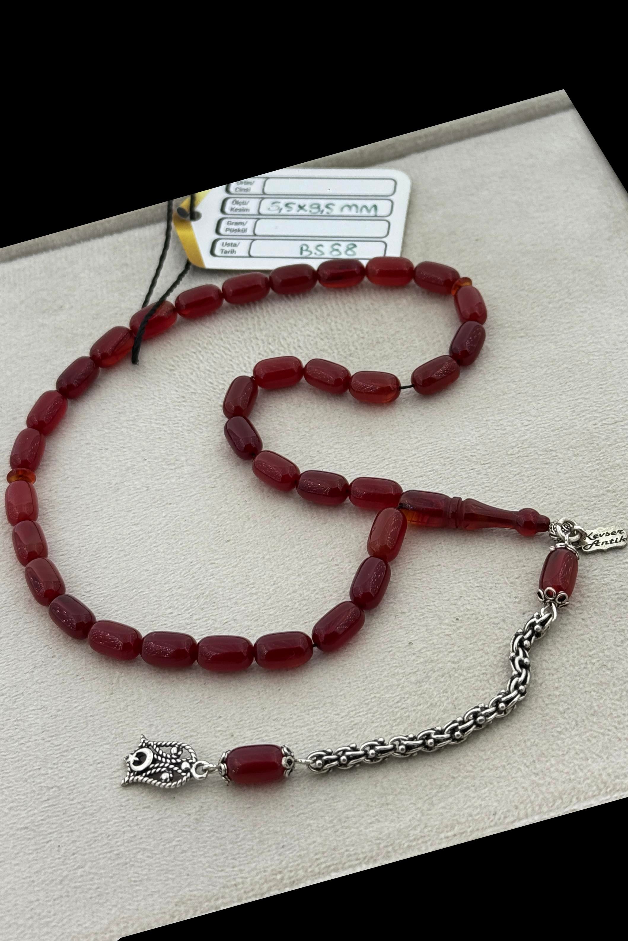 Usta Elinden Lüks Koleksiyon TesbihUsta Elinden Lüks Koleksiyon Tesbih - Kevser AntikSıkma-Ateş Kehribar Tesbihler