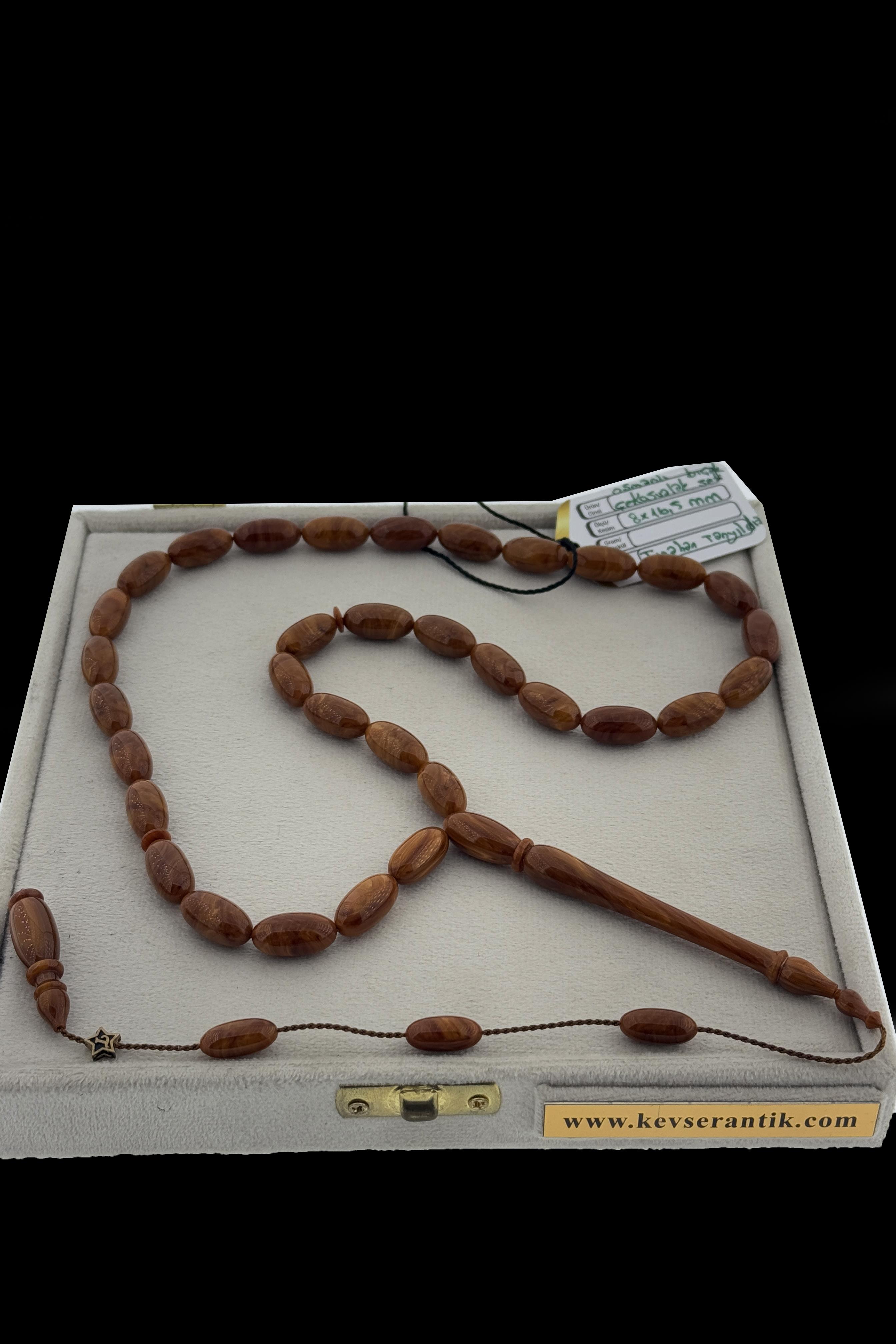 Usta İşi Dev Osmanlı Çekoslovak TesbihUsta İşi Dev Osmanlı Çekoslovak Tesbih - Kevser AntikOsmanlı Kehribar Tesbihler