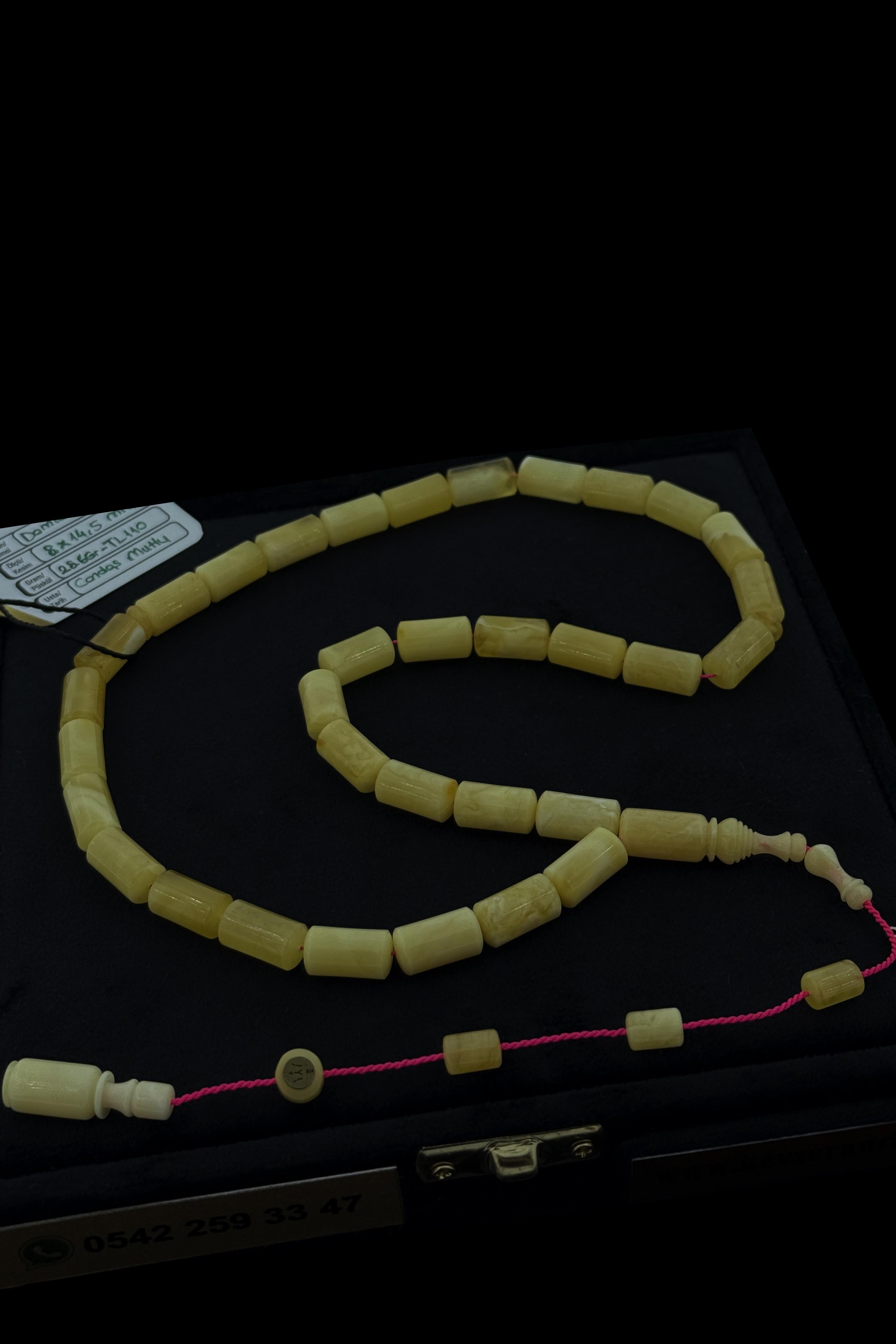 Ustalık Eseri Damla Kehribar TesbihUstalık Eseri Damla Kehribar Tesbih - Kevser AntikDamla Kehribar Tesbihler