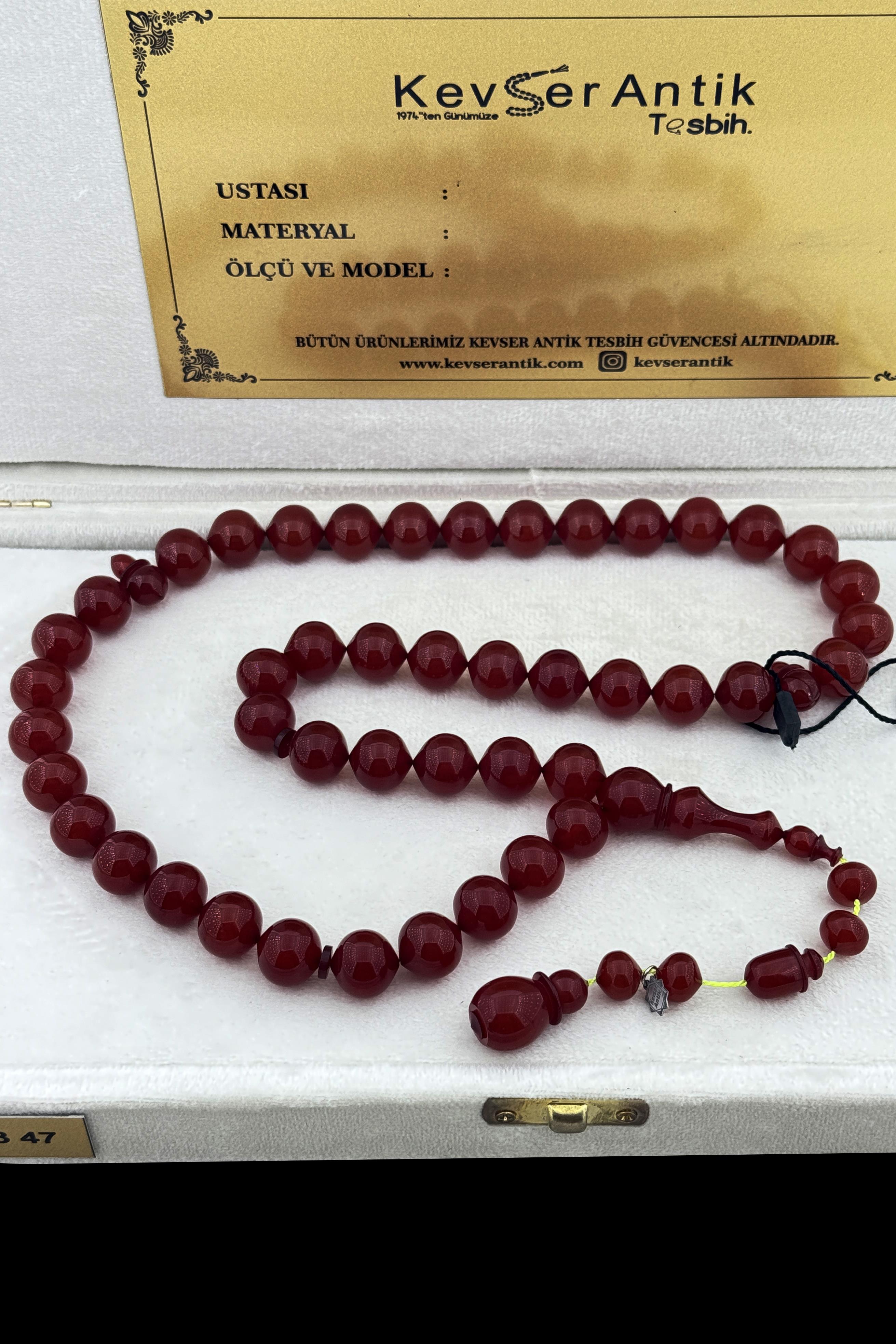 Vip Hareli Sıkma TesbihVip Hareli Sıkma Tesbih - Kevser AntikÖZEL SERİ TESBİHLER