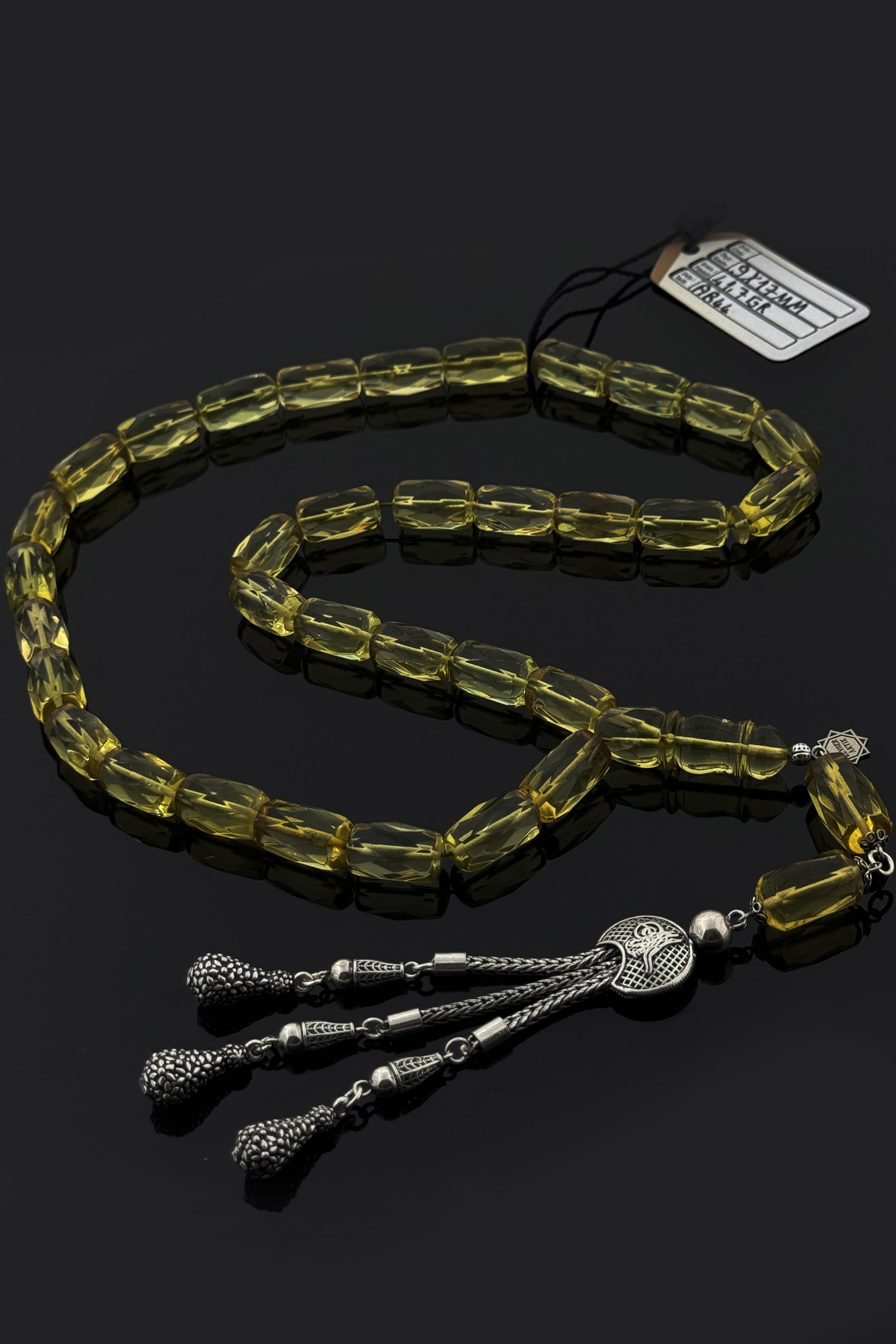 Yeşil Dev Damla Kehribar TesbihYeşil Dev Damla Kehribar Tesbih - Kevser AntikDamla Kehribar Tesbihler