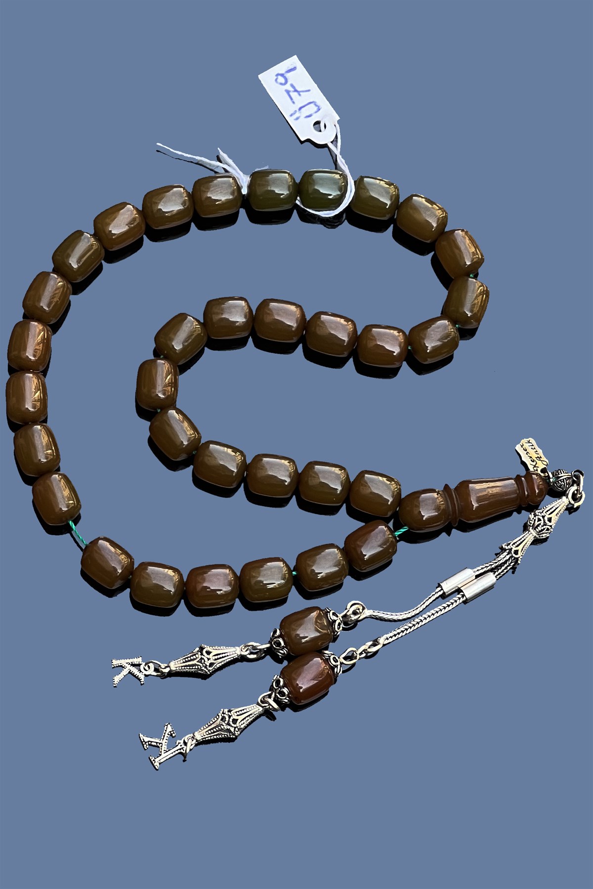 Yeşil Katalin TesbihYeşil Katalin Tesbih - Kevser AntikSıkma-Ateş Kehribar Tesbihler