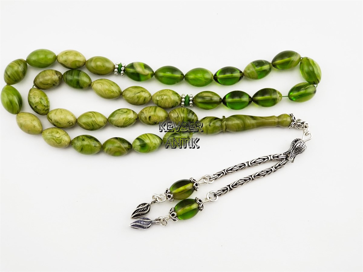 Zeytuni Ateş Kehribar  Tesbh