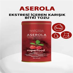 Narcissa Aserola Ekstresi İçeren Karışık Bitki Tozu 200 Gr