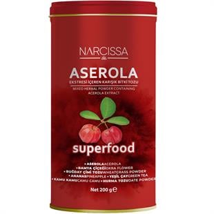 Narcissa Aserola Ekstresi İçeren Karışık Bitki Tozu 200 Gr