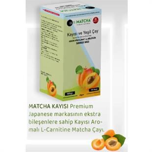 Bilge İlaç Matcha Premium Japenese Kayısı ve Yeşil Çay İçeren Toz Takviye Edici Gıda 1 Kutu (8 Gr x 20 Adet)
