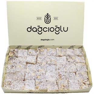 Dağcıoğlu Hindistan Cevizli Fındıklı Kare Lokum
