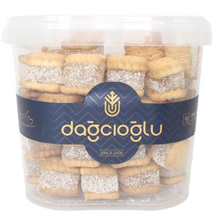 Dağcıoğlu Sade Mini Bisküvi Arası Lokum 450 Gr