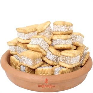 Dağcıoğlu Sade Mini Bisküvi Arası Lokum 450 Gr