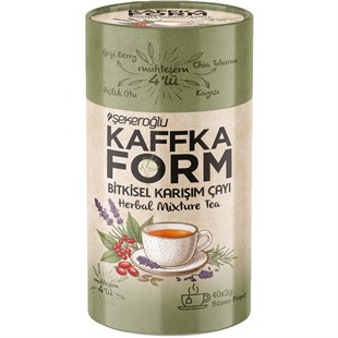 Kaffka Form Muhteşem Dörtlü Bitkisel Karışım Çayı 40x2 gr Süzen Poşet
