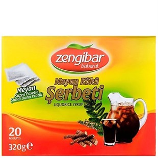 Zengibar Meyan Kökü Şerbeti 320 gr (20 Adet)