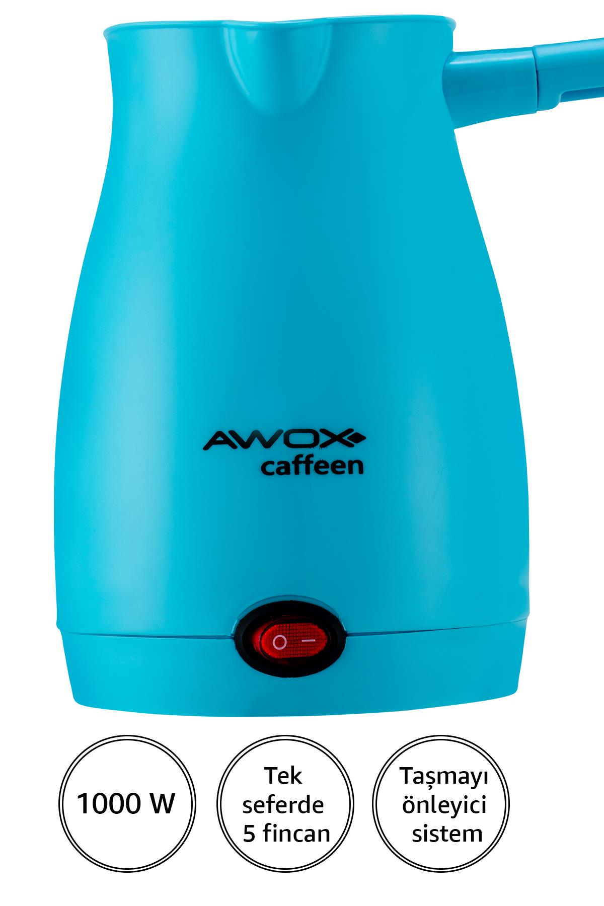 AWOX CAFFEEN ELEKTRİKLİ CEZVE MAVİ 