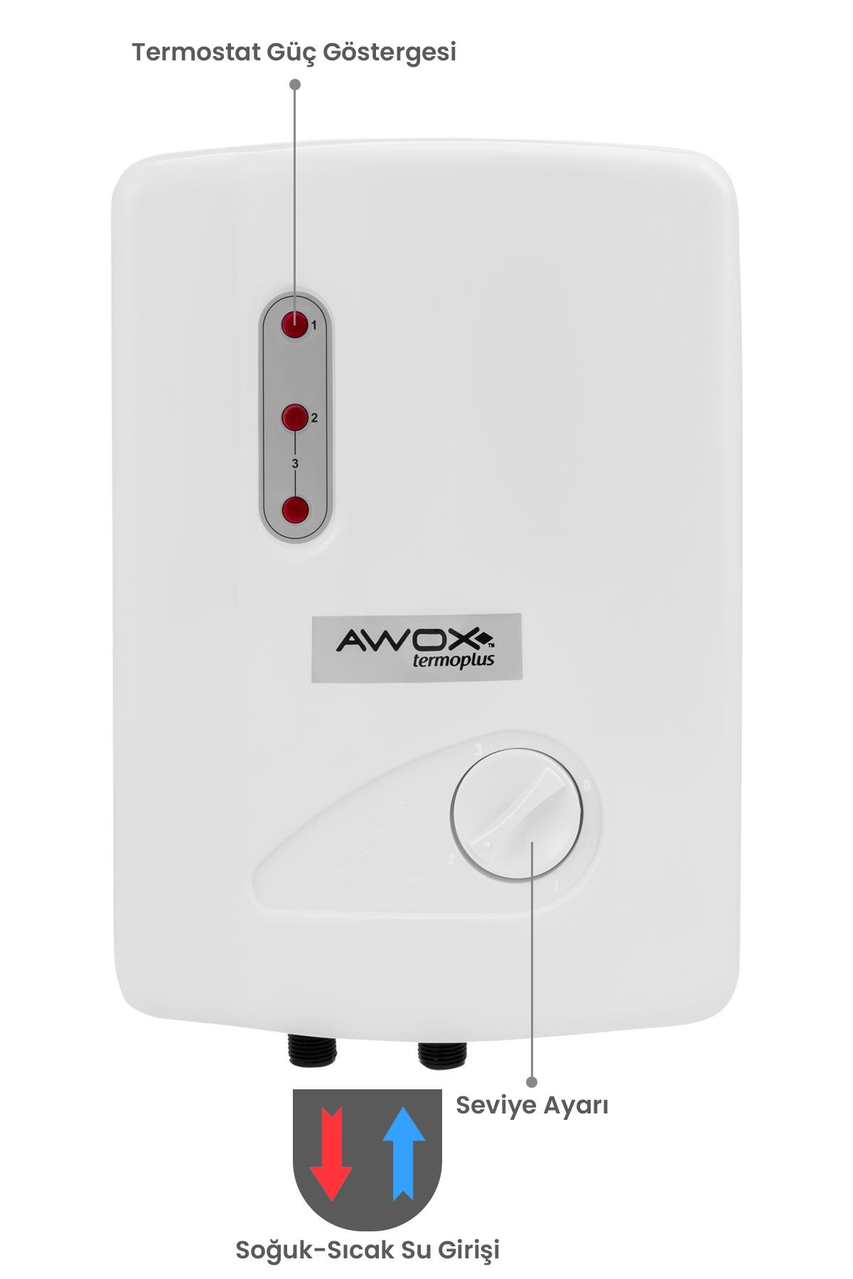 AWOX TERMOPLUS ELEKTRİKLİ ŞOFBEN