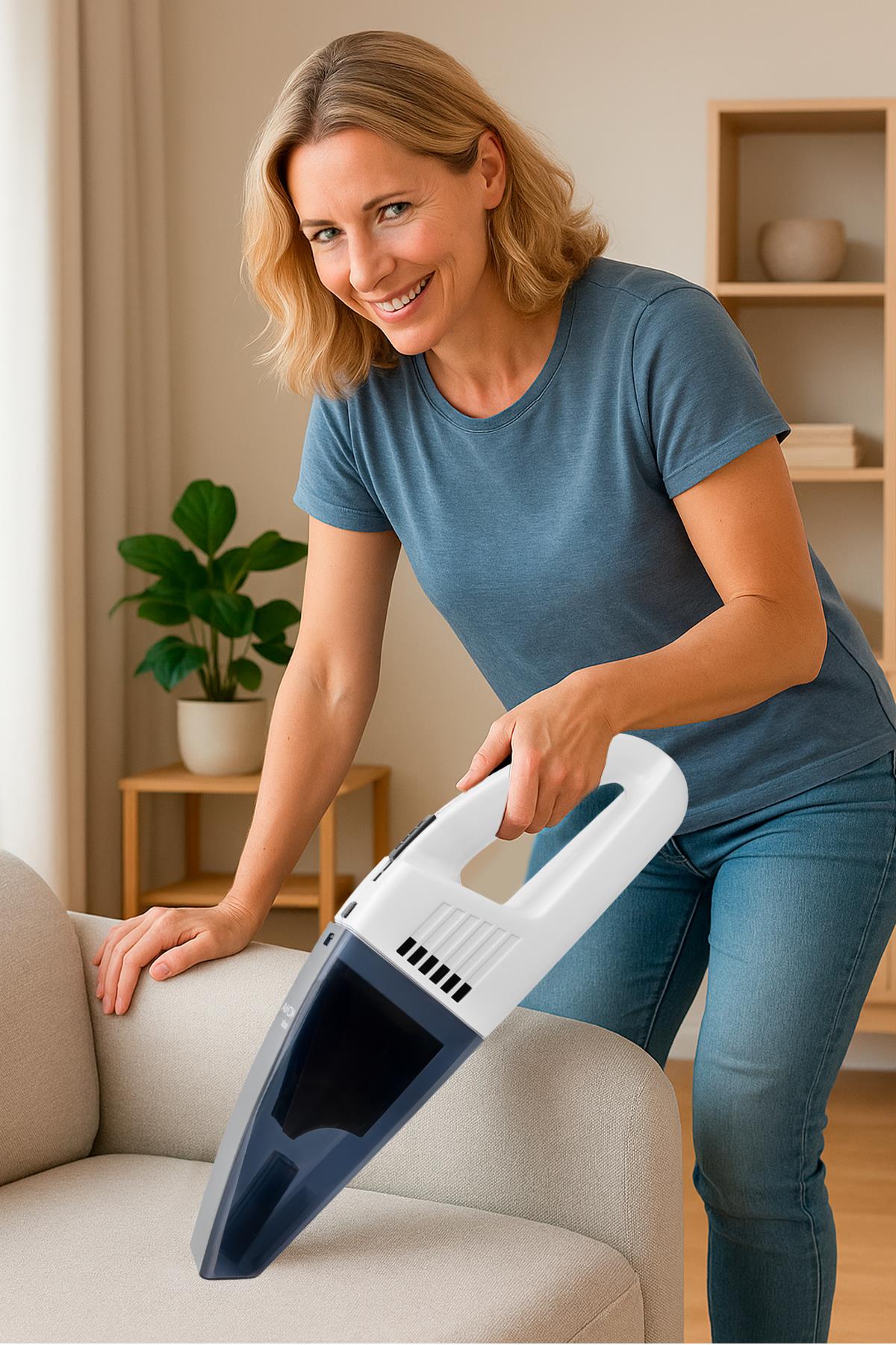 AWOX VAKUMİX ŞARJLI SÜPÜRGE BEYAZ 