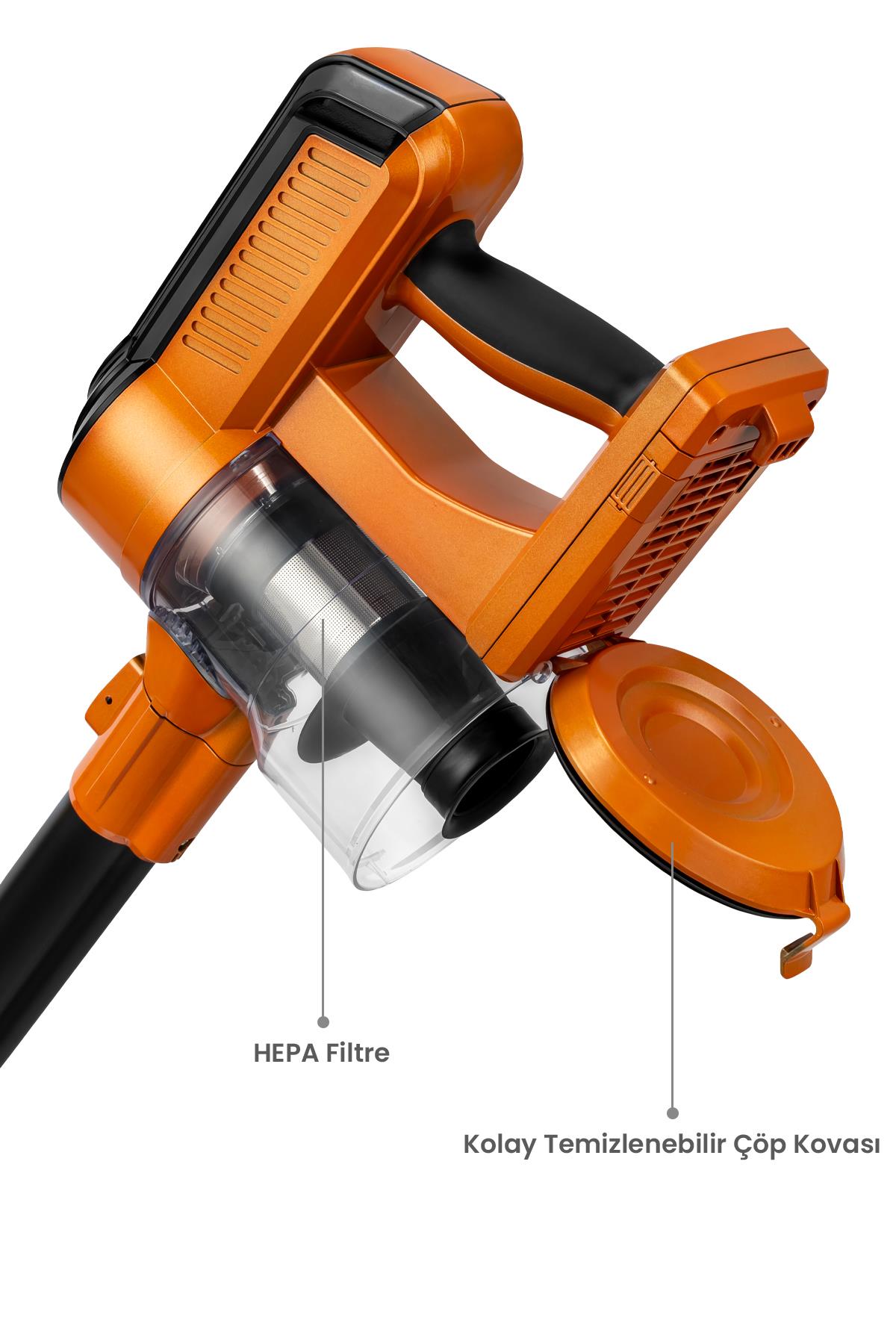 SL596 ŞARJLI DİK SÜPÜRGE