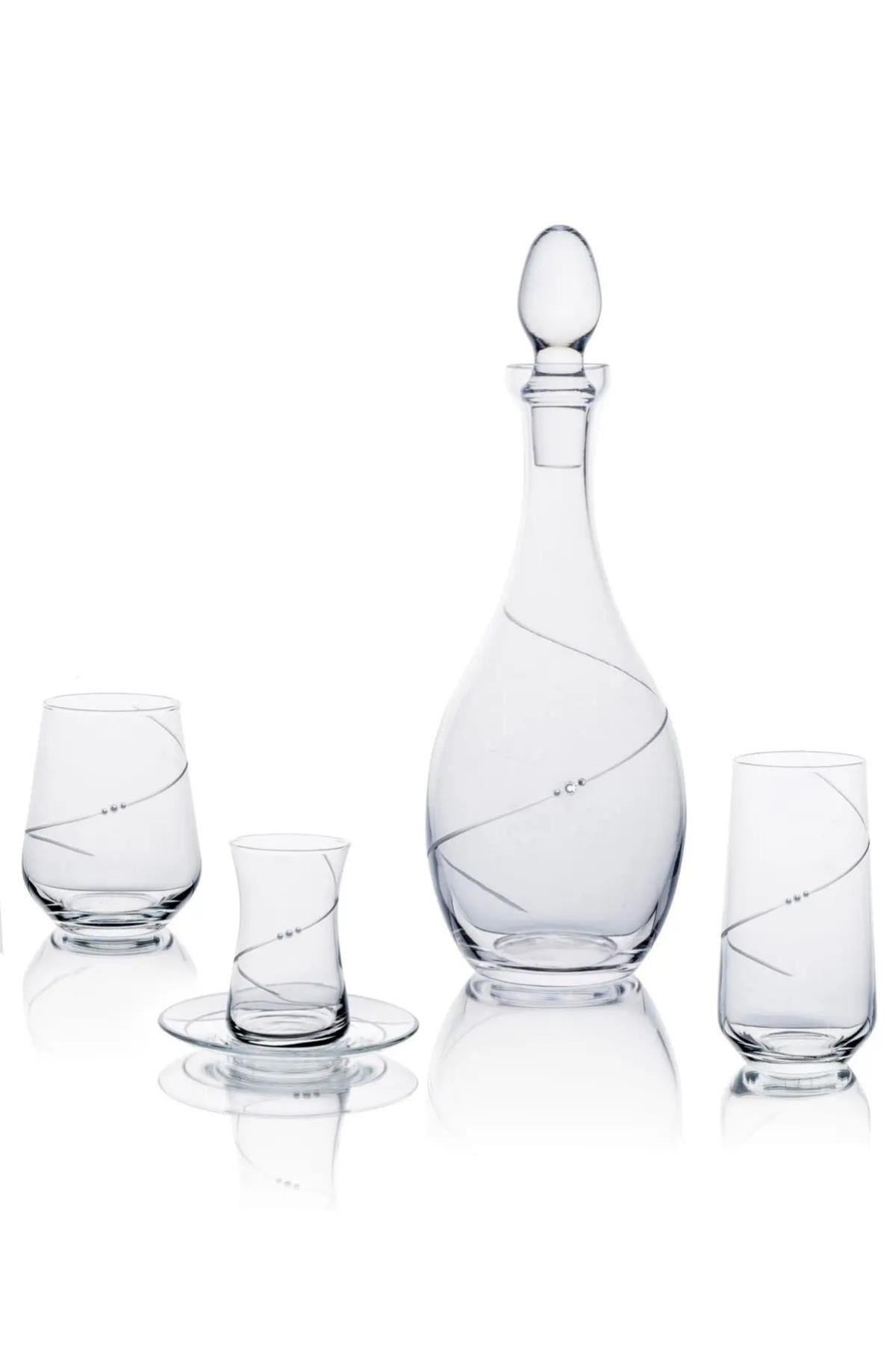 Çay & Kahve SetleriPaşabahçe Elegance 49 Parça 12 Kişilik Kadehsiz Çeyiz Seti - Sade Cam Su ve Çay Takımı