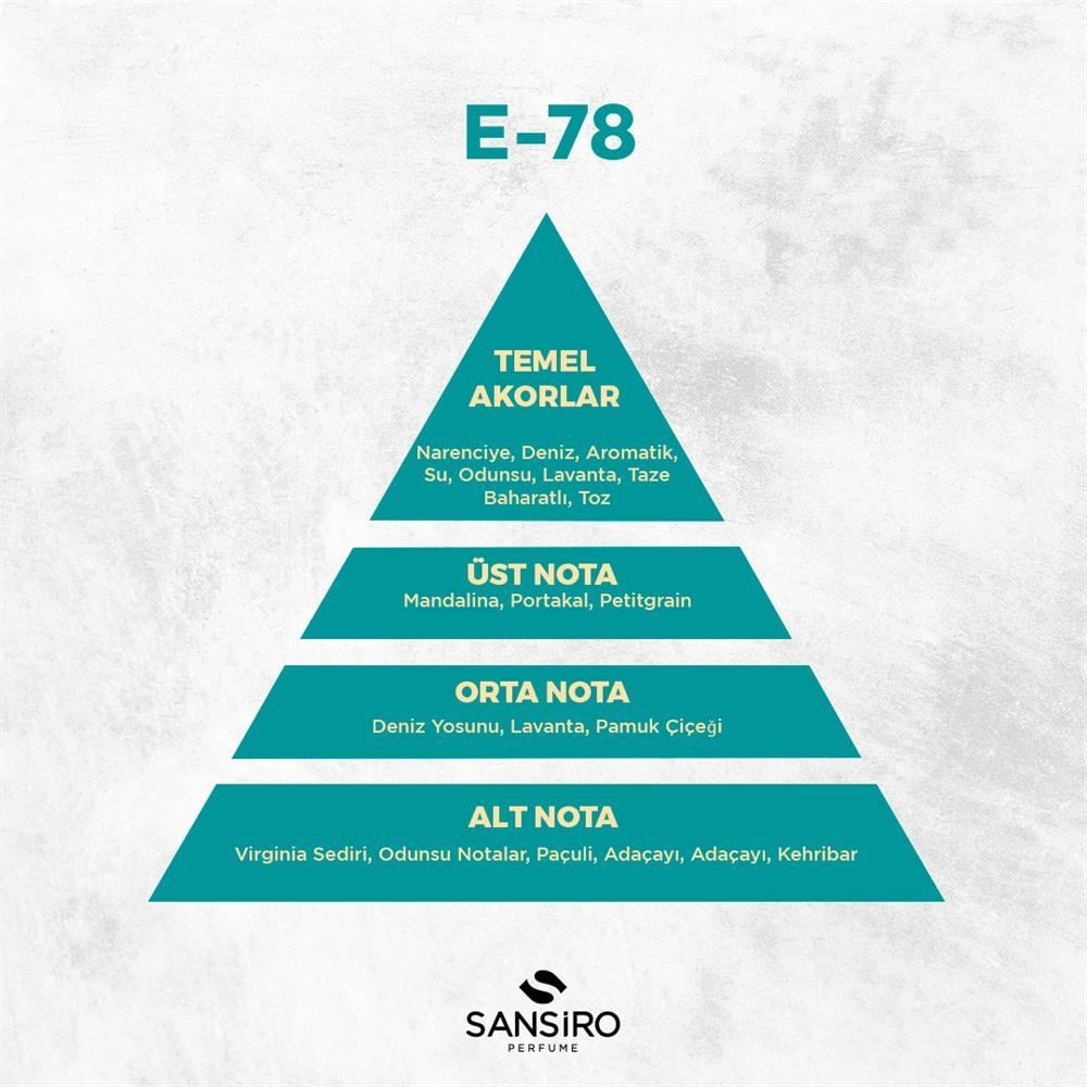 E-78 Erkek Parfüm 50ml Edp