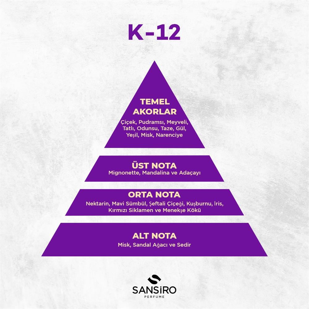 K-12 Kadın Parfüm 50ml Edp