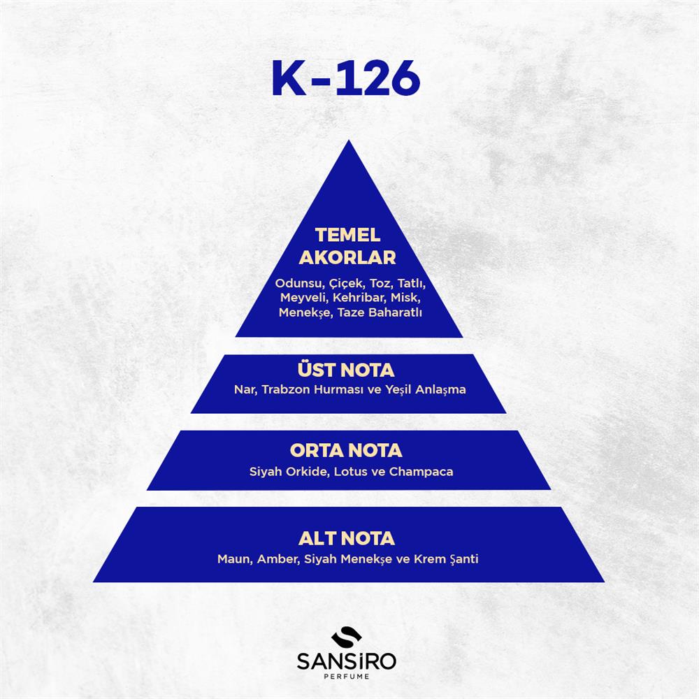K-126 Kadın Parfüm 50ml Edp